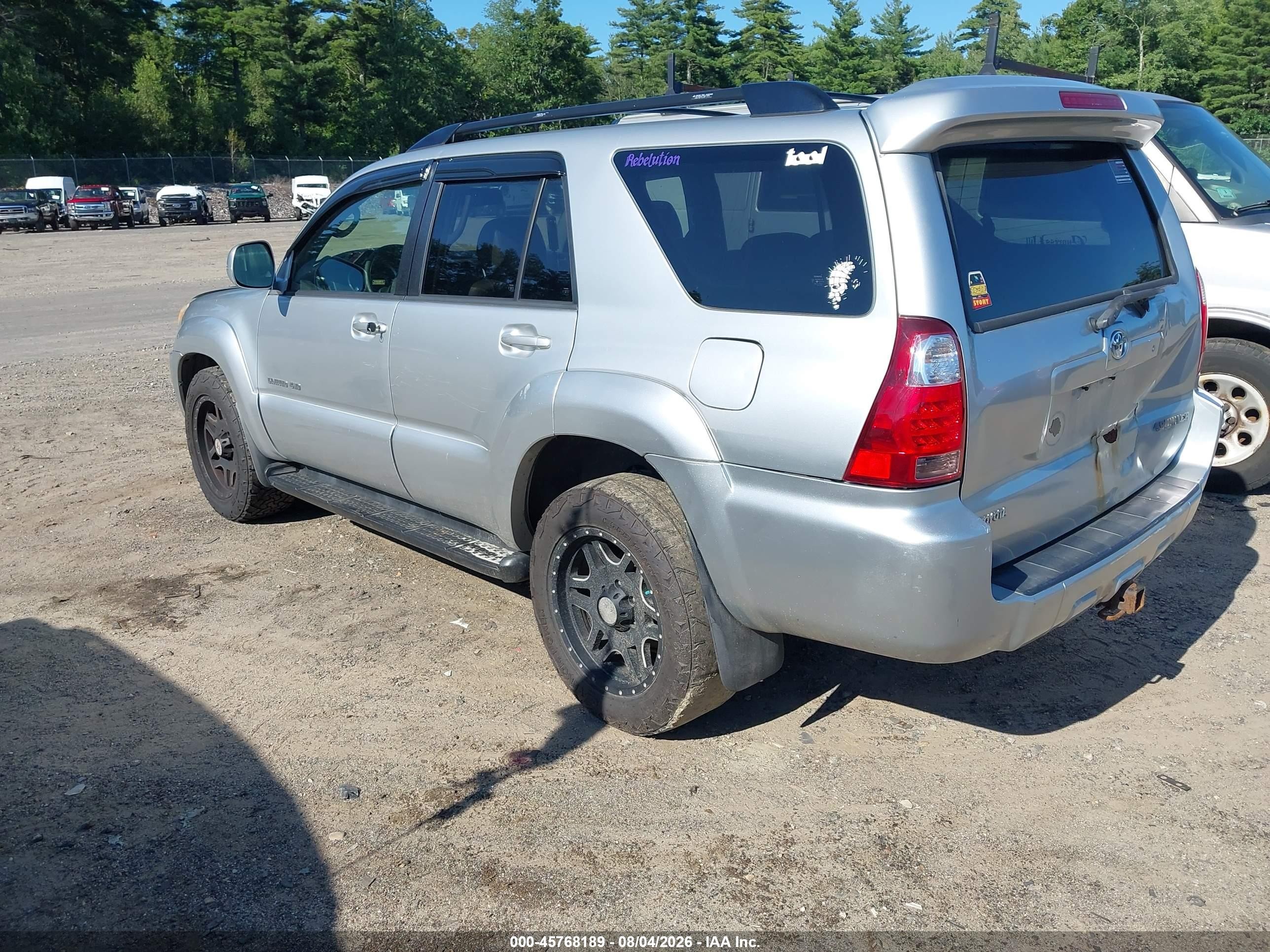 2007 Toyota 4runner Limited Silver vin: JTEBU17R778090374