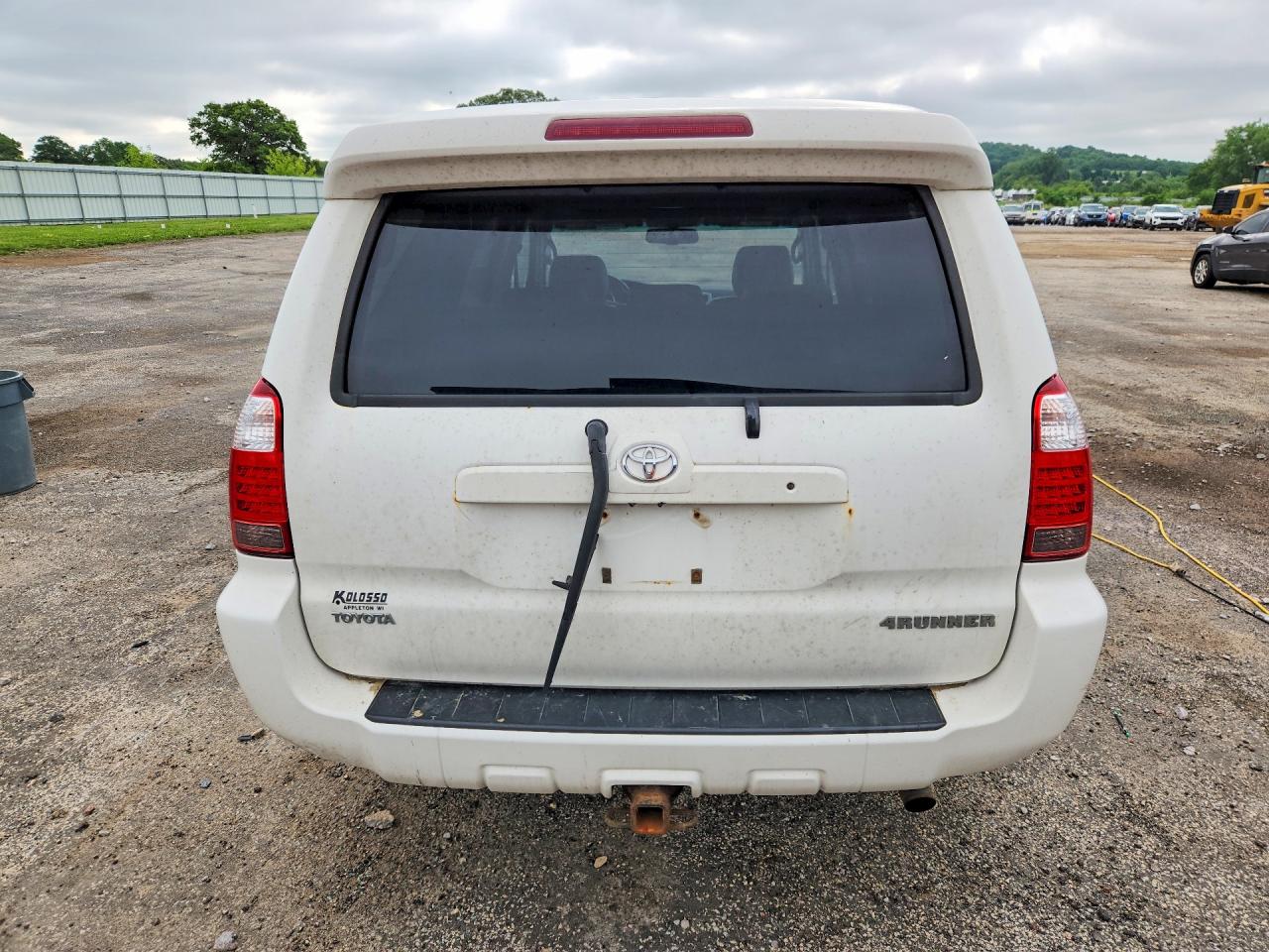 2008 Toyota 4runner Limited White vin: JTEBU17R78K027599