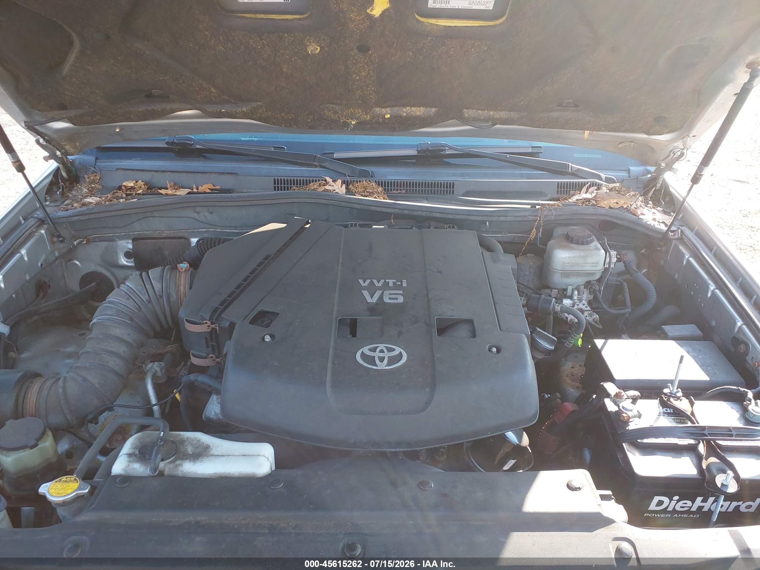 2005 Toyota 4runner Limited V6 Silver vin: JTEBU17R858033243