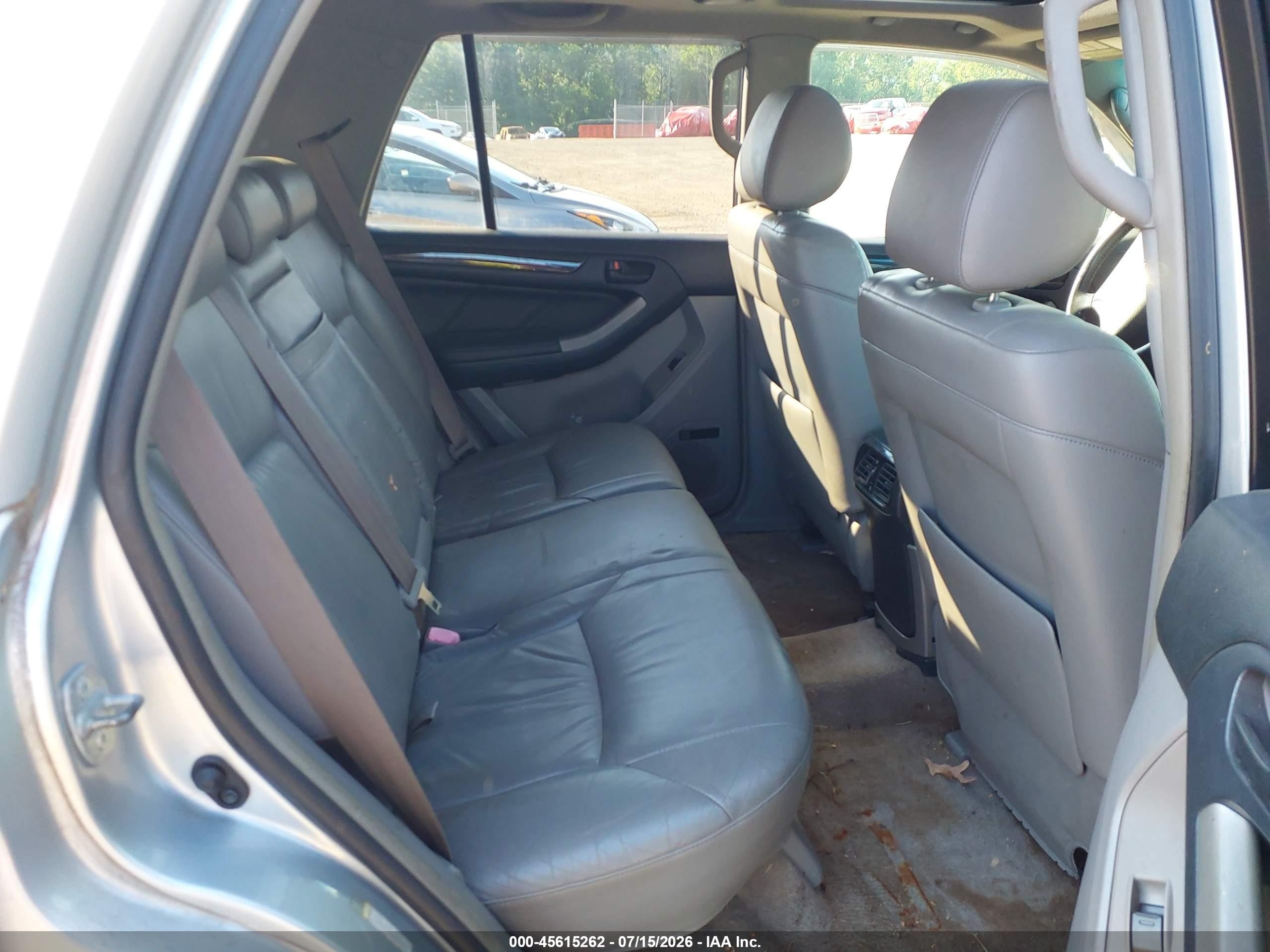 2005 Toyota 4runner Limited V6 Silver vin: JTEBU17R858033243