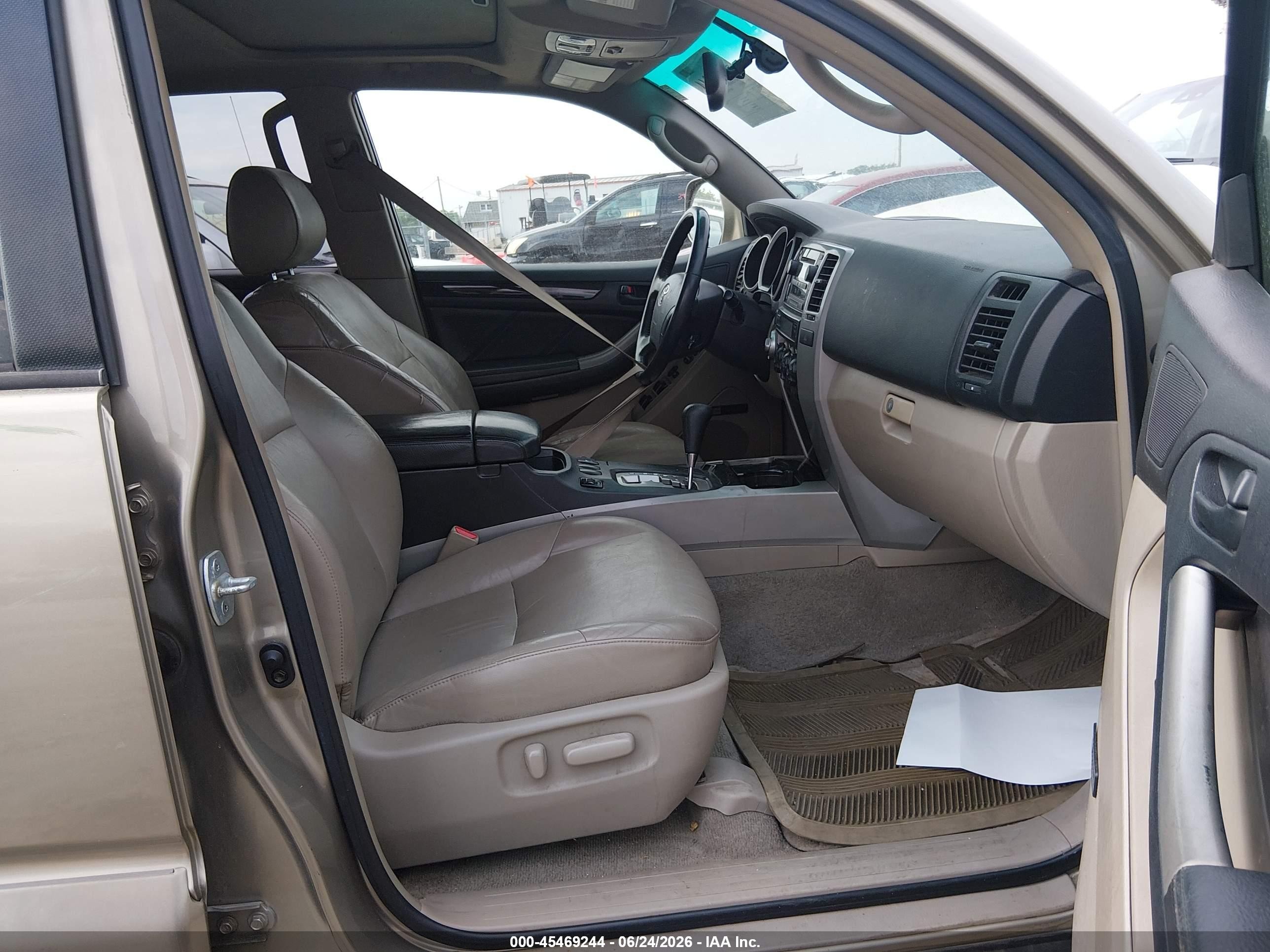 2006 Toyota 4runner Limited V6 Brown vin: JTEBU17R860096133