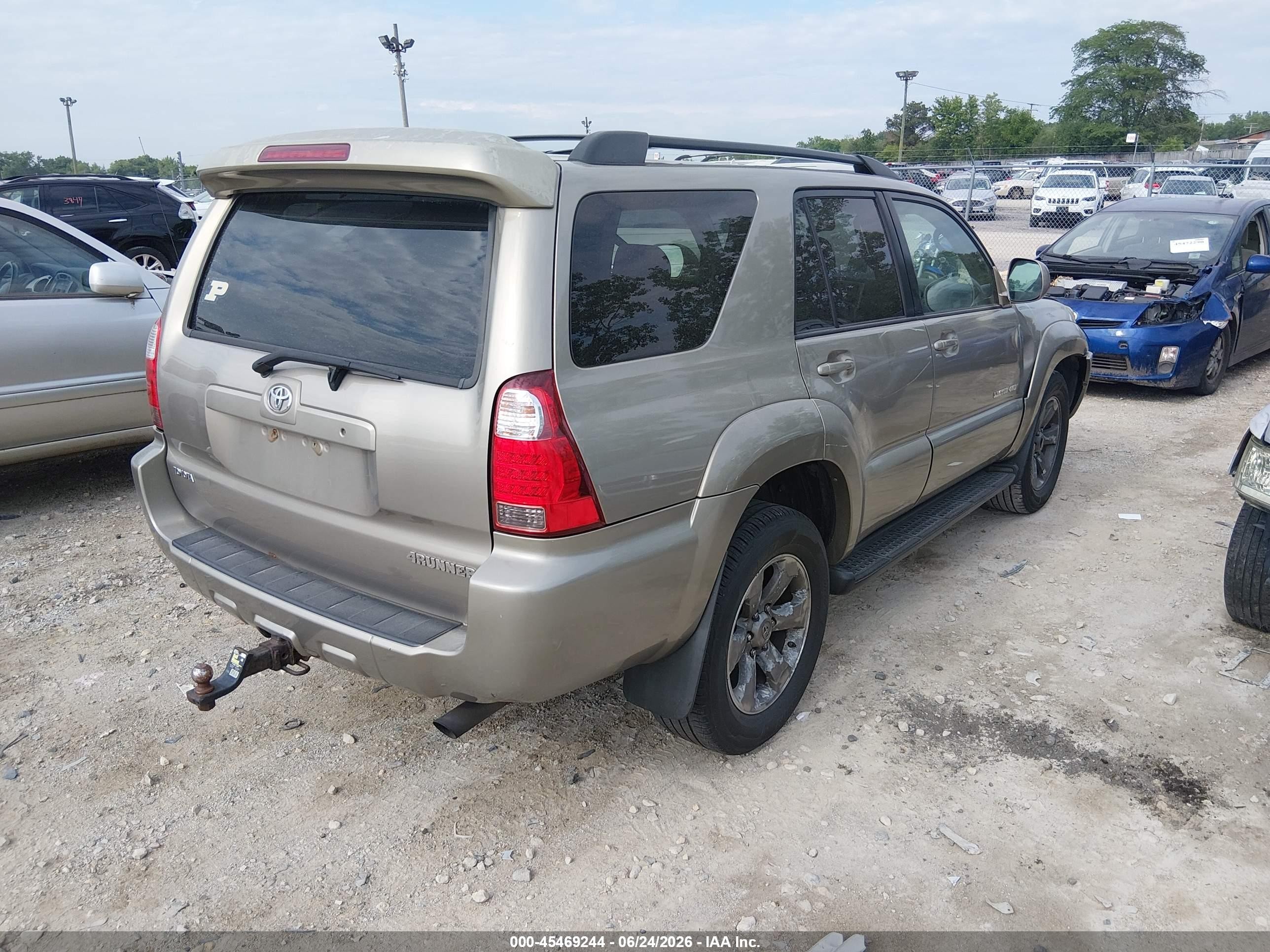 2006 Toyota 4runner Limited V6 Brown vin: JTEBU17R860096133
