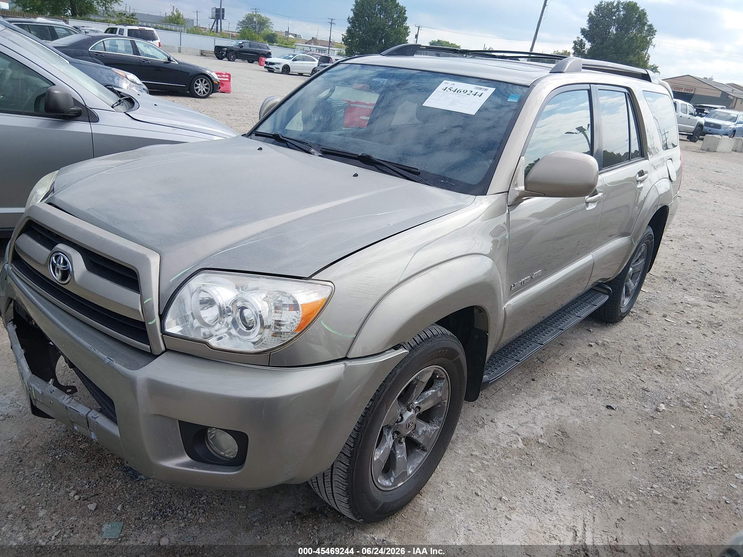 2006 Toyota 4runner Limited V6 Brown vin: JTEBU17R860096133