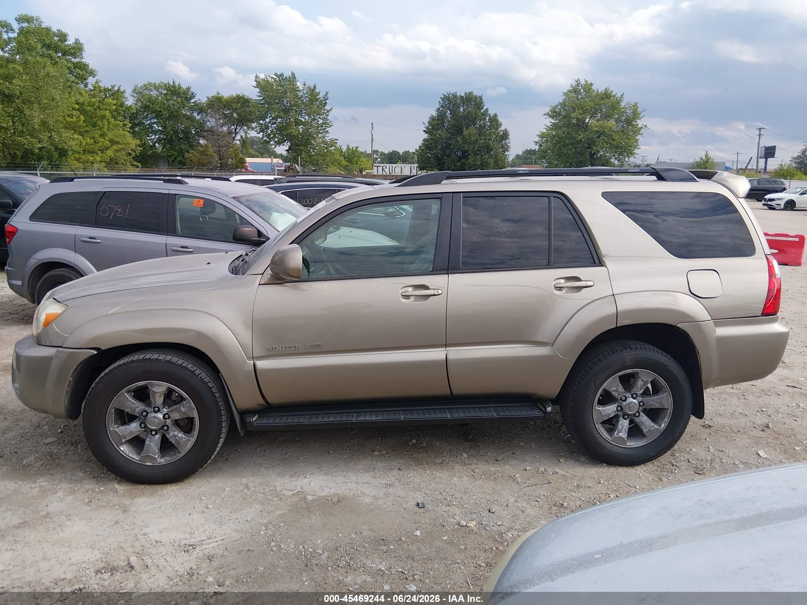 2006 Toyota 4runner Limited V6 Brown vin: JTEBU17R860096133