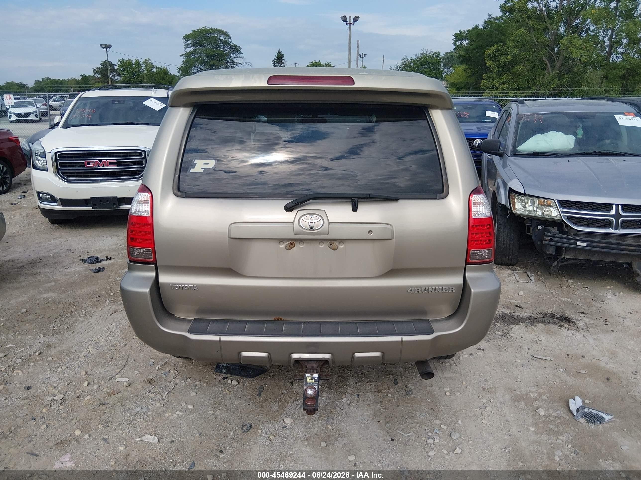 2006 Toyota 4runner Limited V6 Brown vin: JTEBU17R860096133