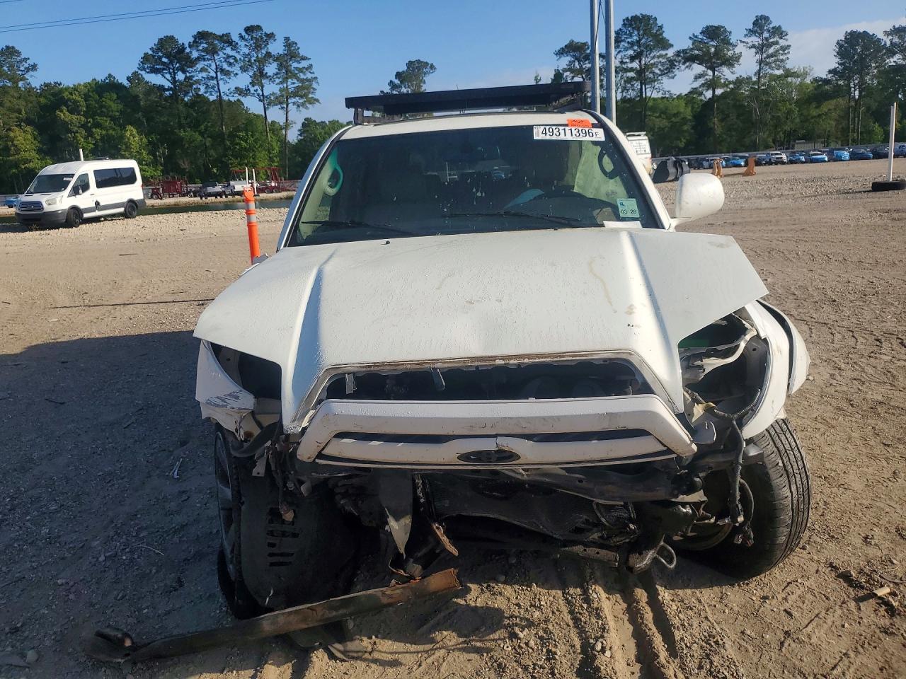 2007 Toyota 4runner Limited White vin: JTEBU17R870115006