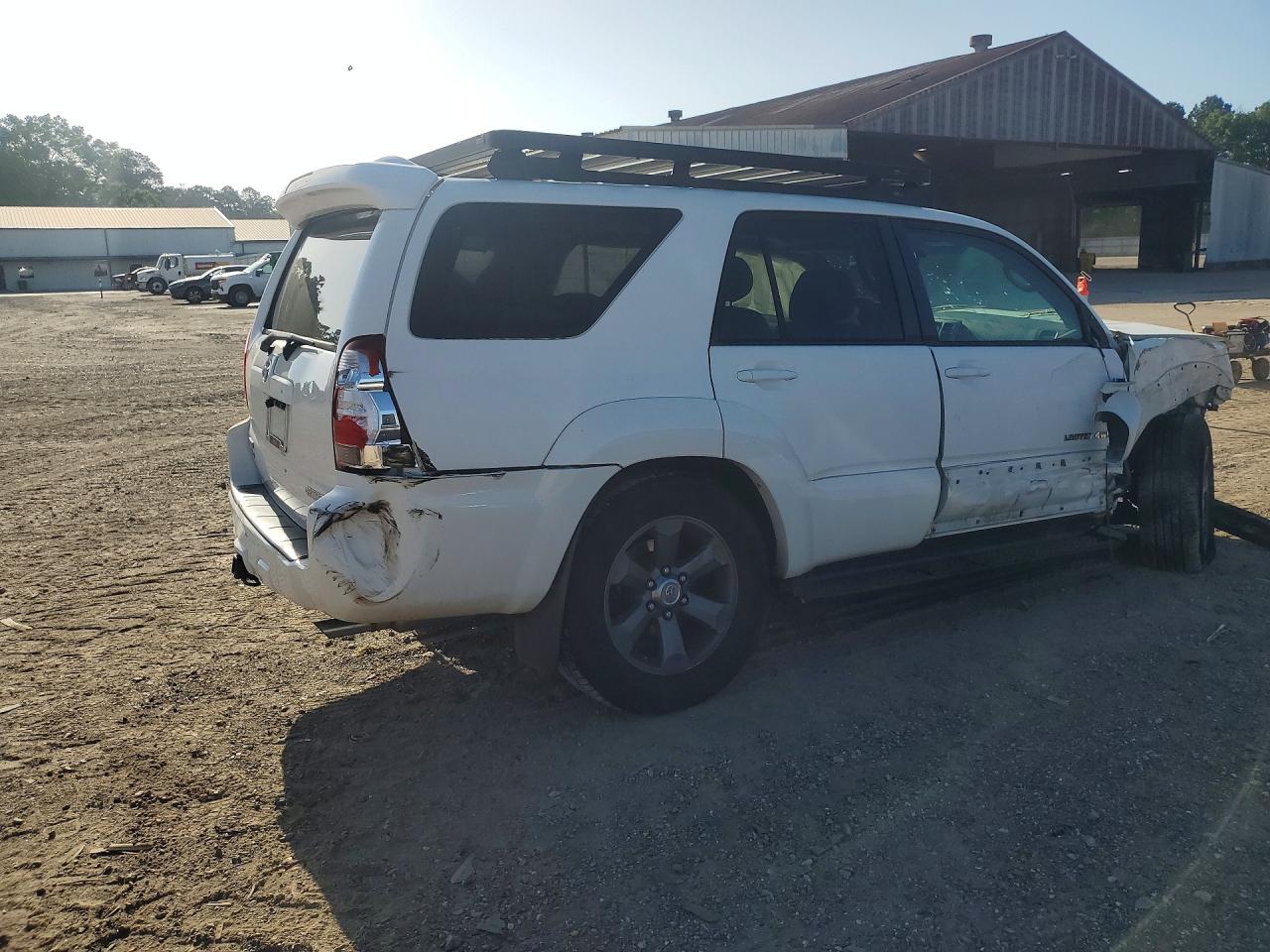 2007 Toyota 4runner Limited White vin: JTEBU17R870115006