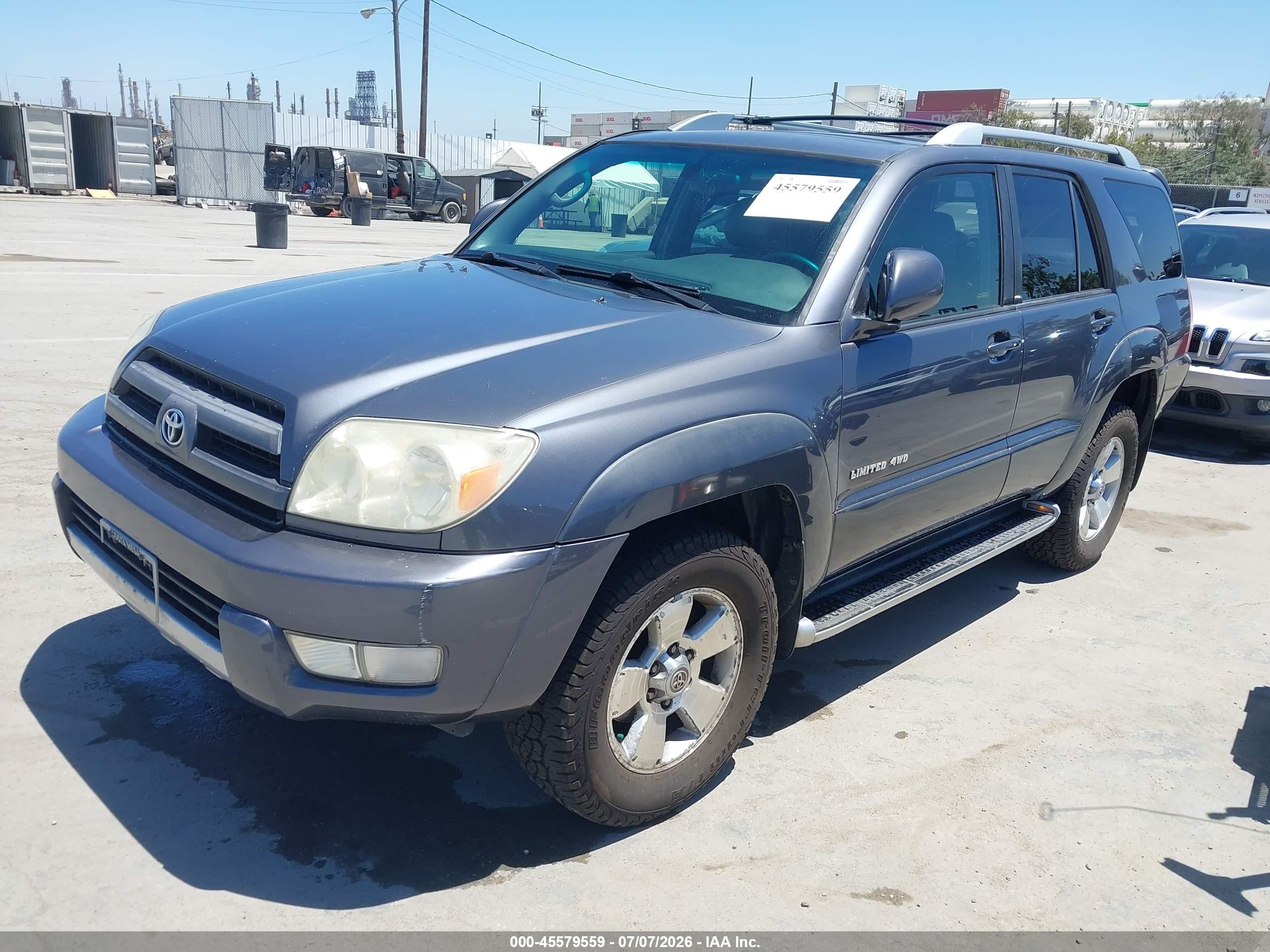 2003 Toyota 4runner Limited V6 Серый vin: JTEBU17R938002502