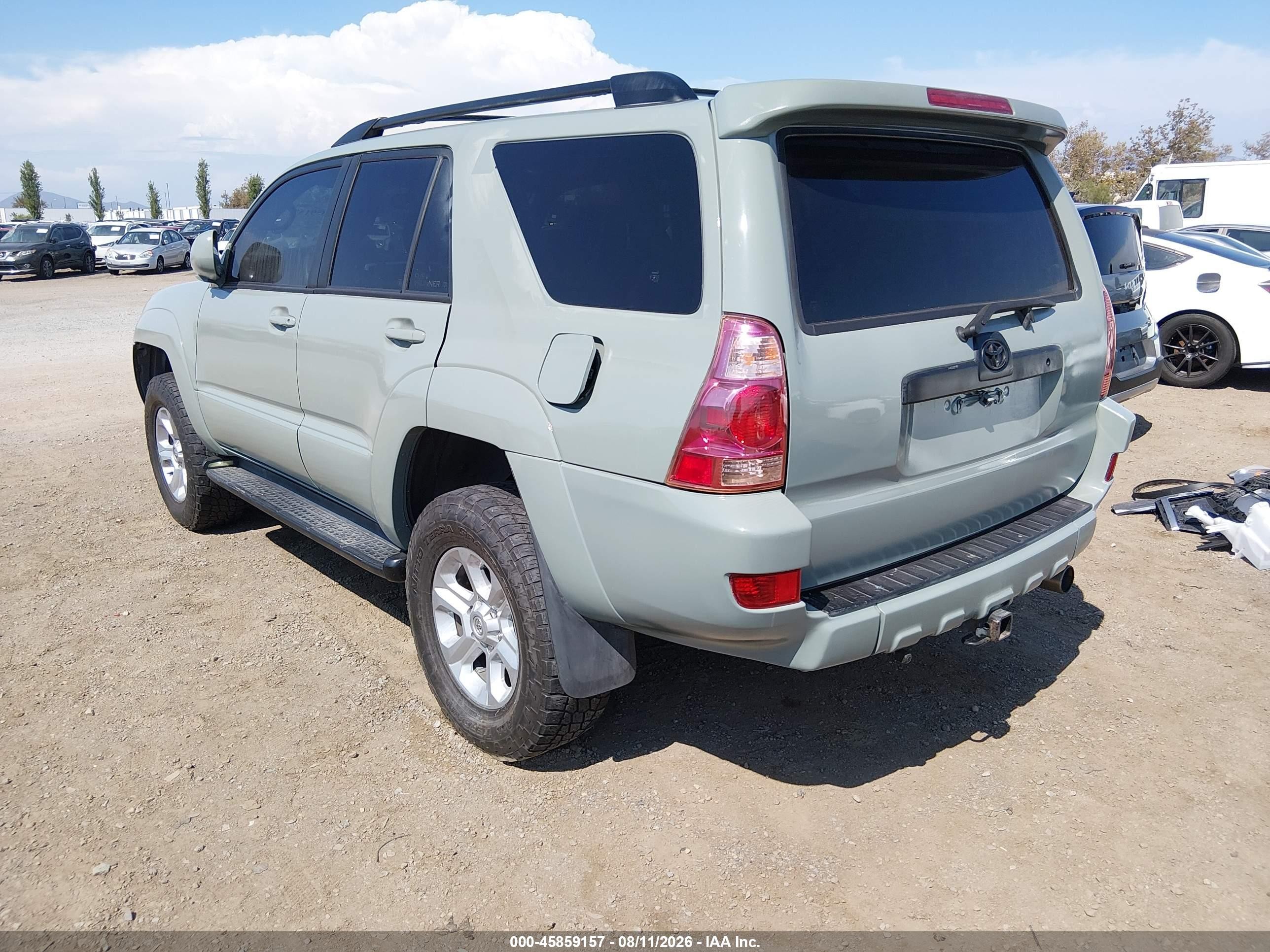 2004 Toyota 4runner Limited V6 Gray vin: JTEBU17R948027692