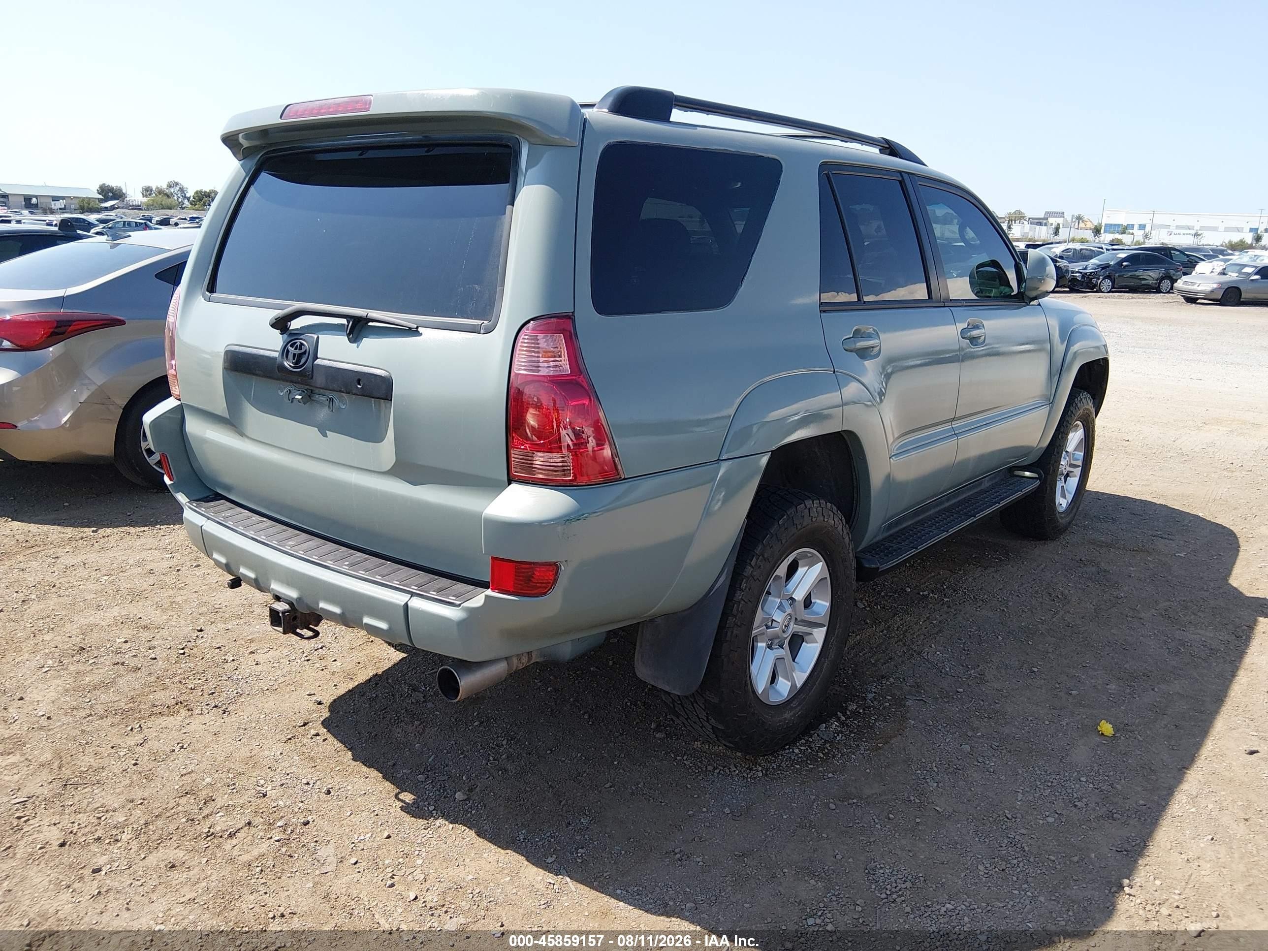 2004 Toyota 4runner Limited V6 Gray vin: JTEBU17R948027692