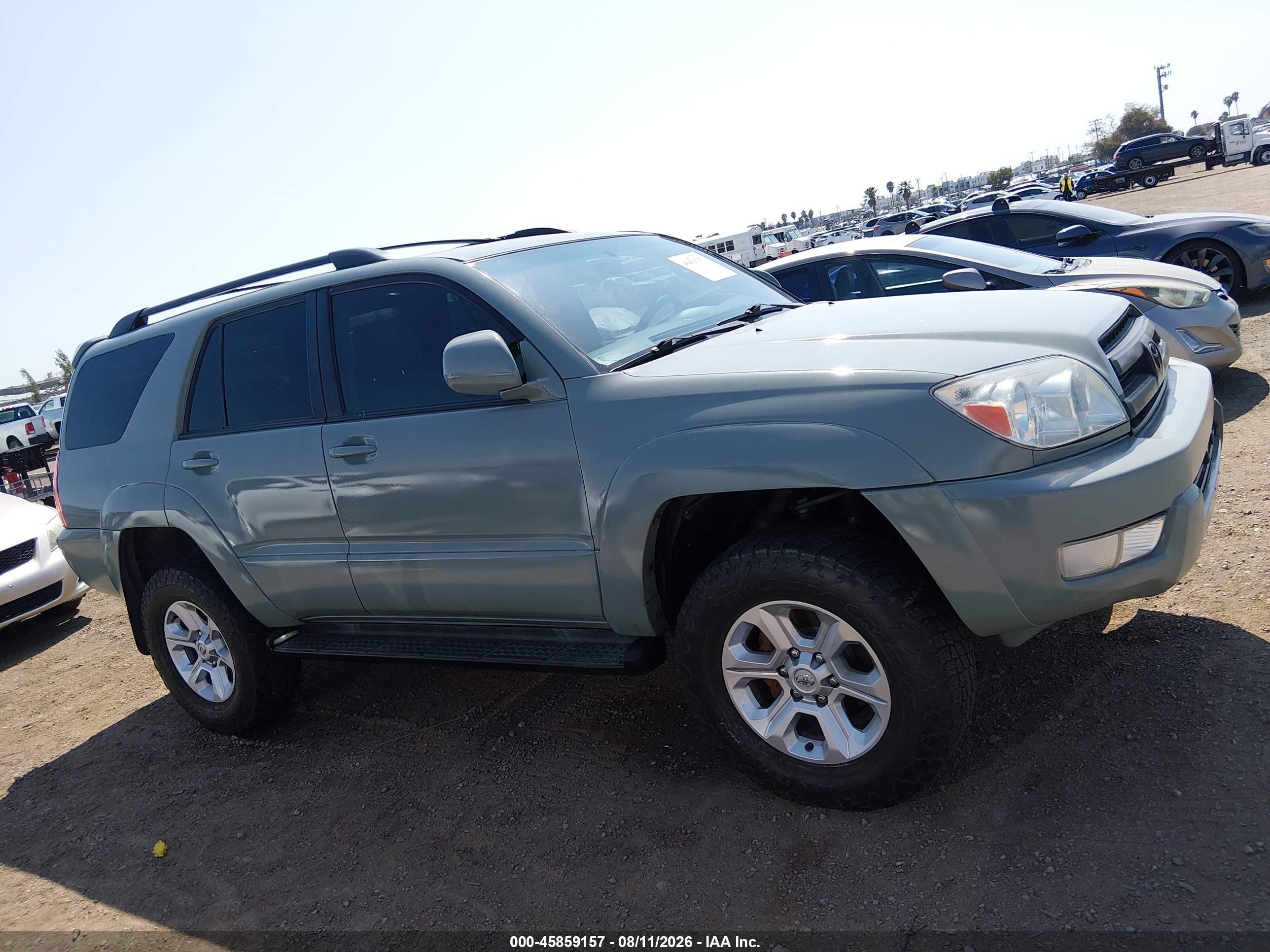 2004 Toyota 4runner Limited V6 Gray vin: JTEBU17R948027692