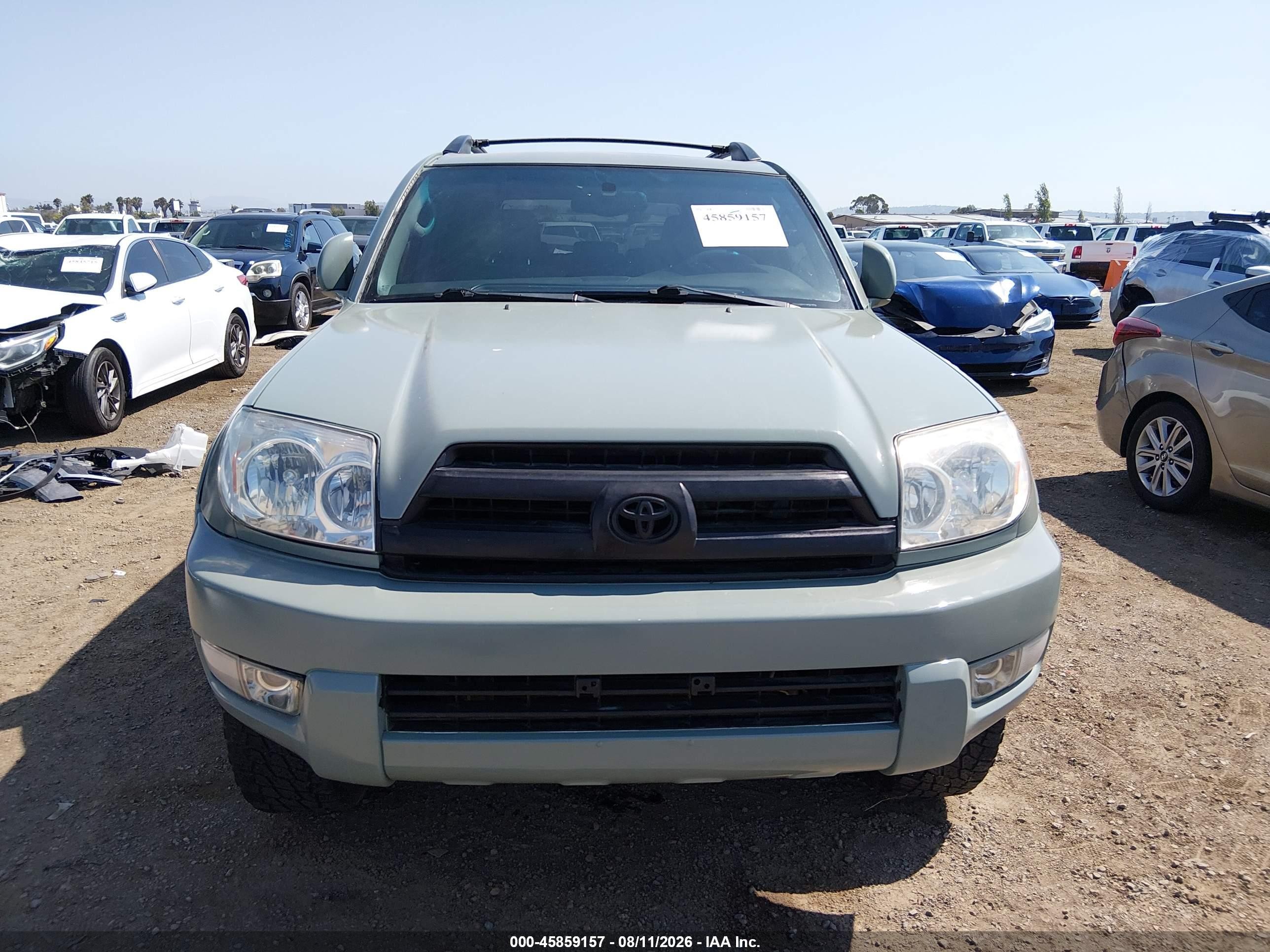 2004 Toyota 4runner Limited V6 Gray vin: JTEBU17R948027692
