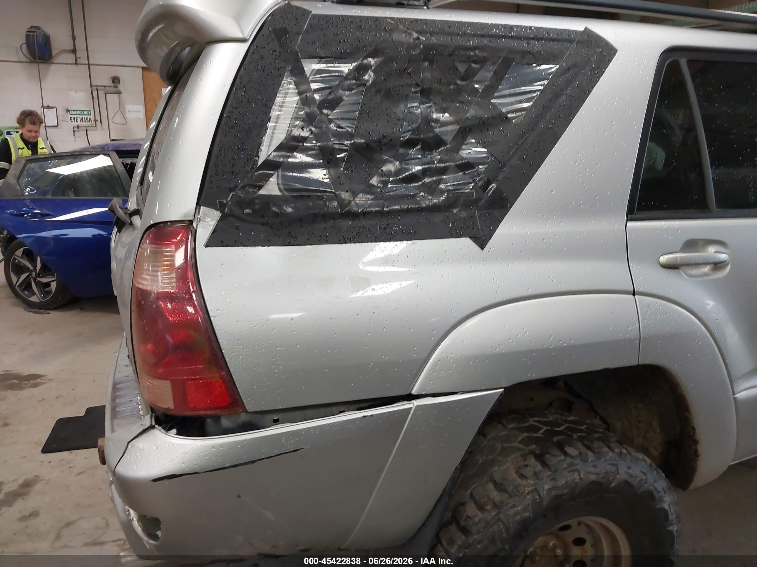 2005 Toyota 4runner Limited V6 Silver vin: JTEBU17R950066959
