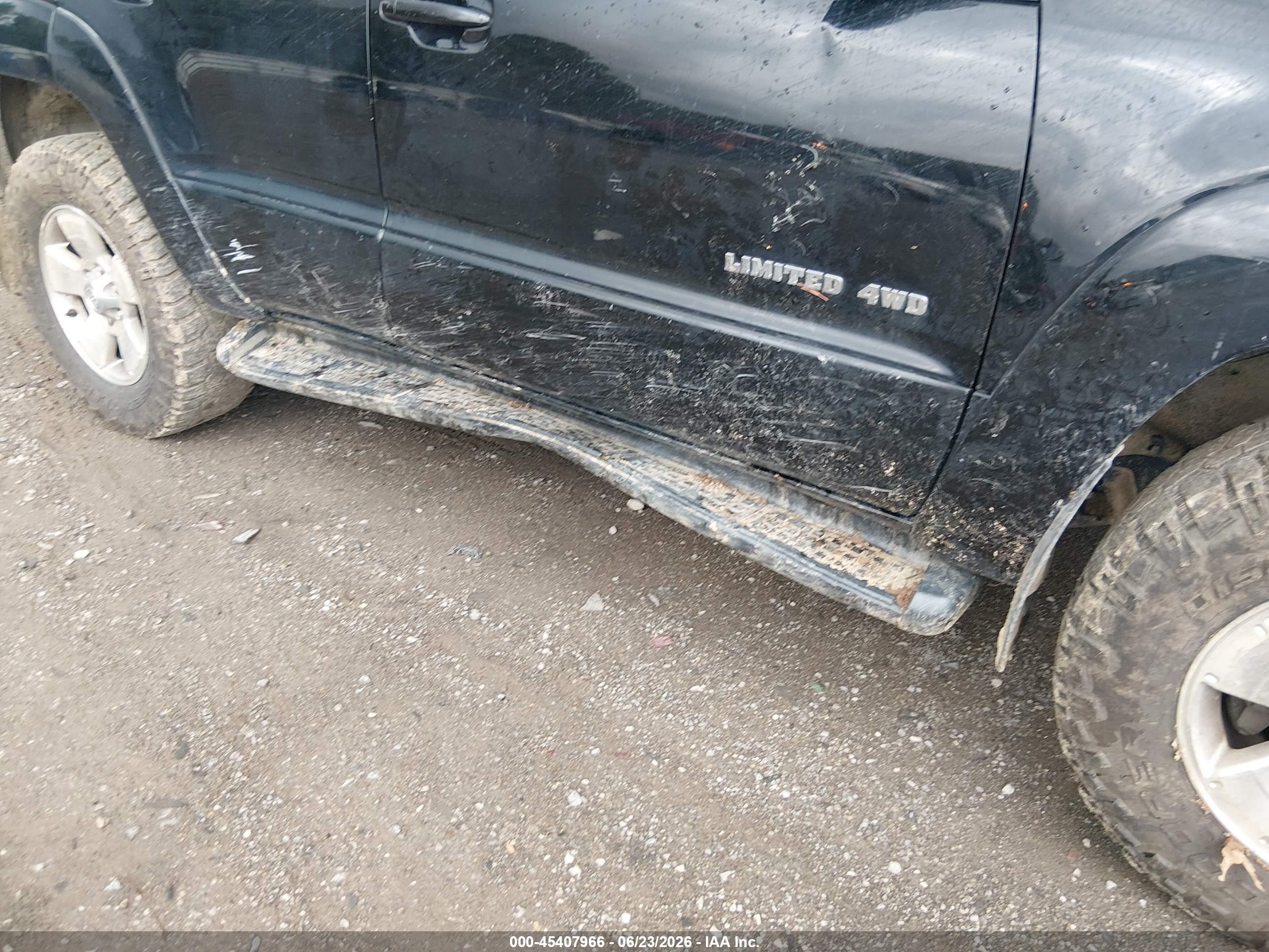 2005 Toyota 4runner Limited V6 Black vin: JTEBU17R950073166