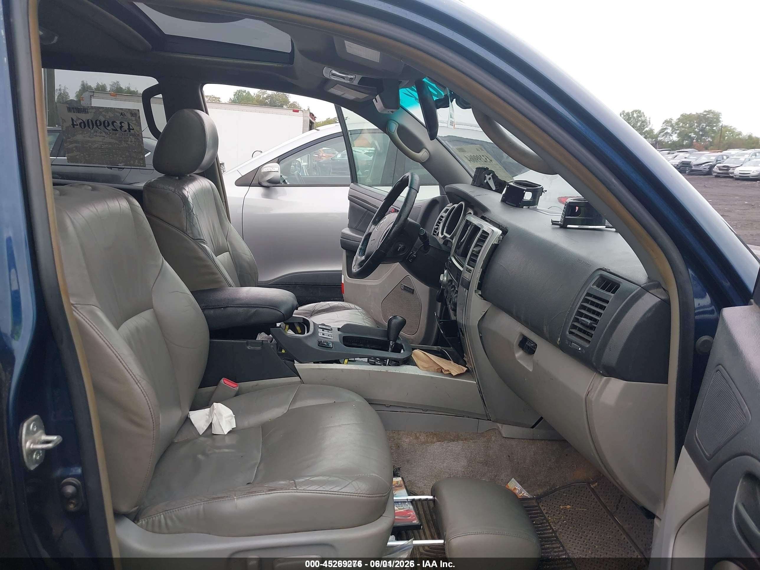 2005 Toyota 4runner Limited V6 Blue vin: JTEBU17R958032568