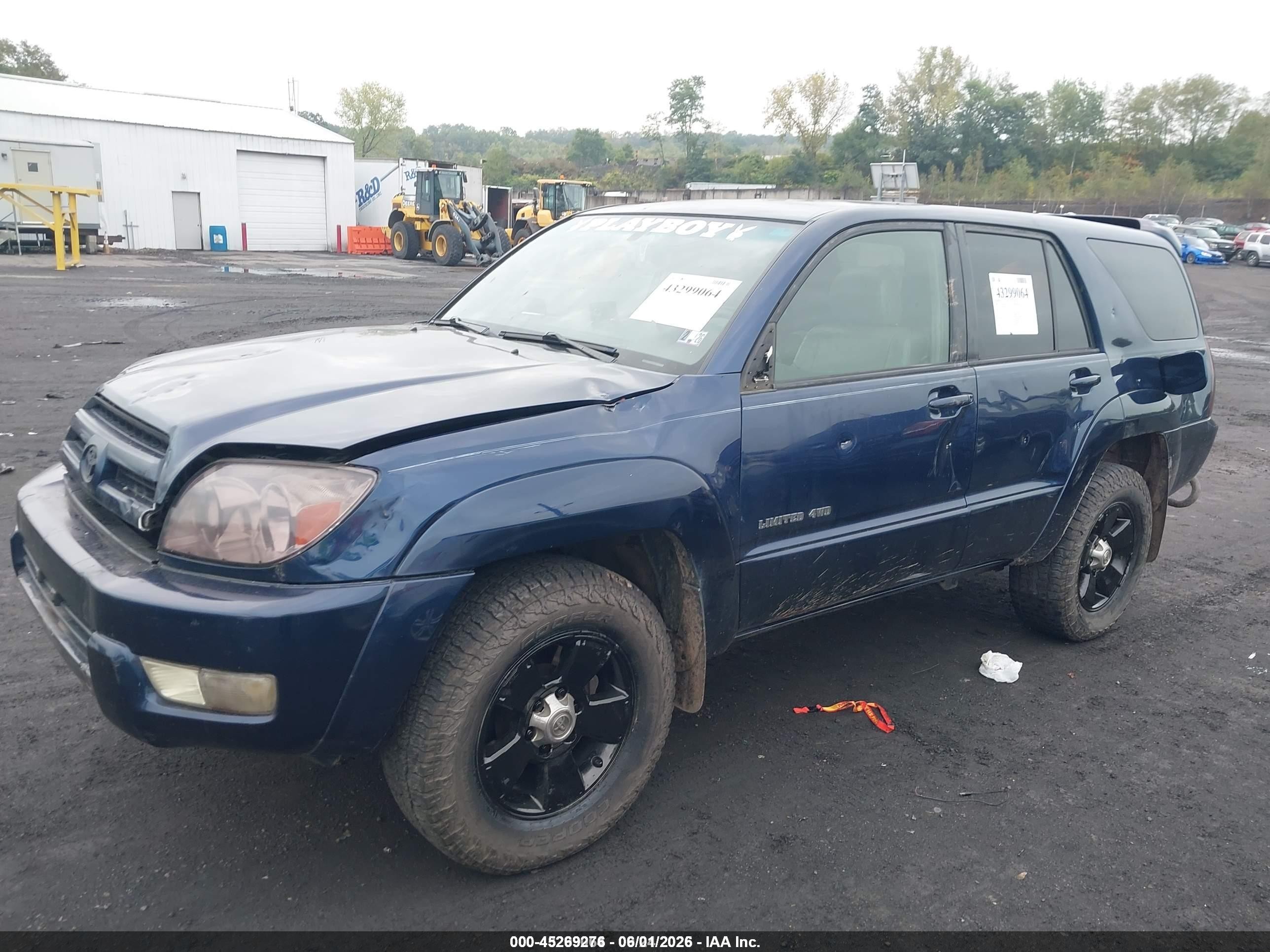 2005 Toyota 4runner Limited V6 Blue vin: JTEBU17R958032568