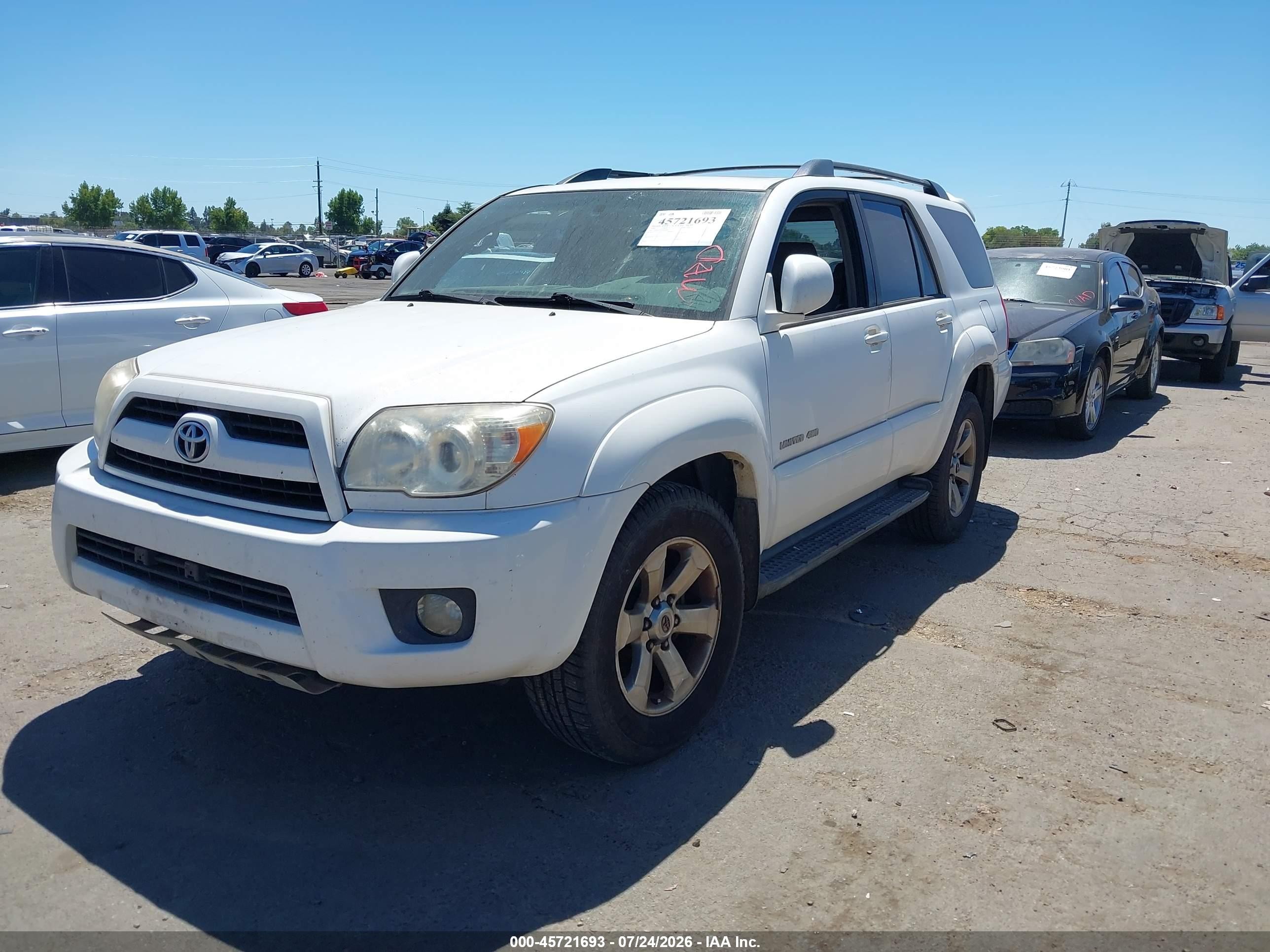 2006 Toyota 4runner Limited V6 Белый vin: JTEBU17R960081446