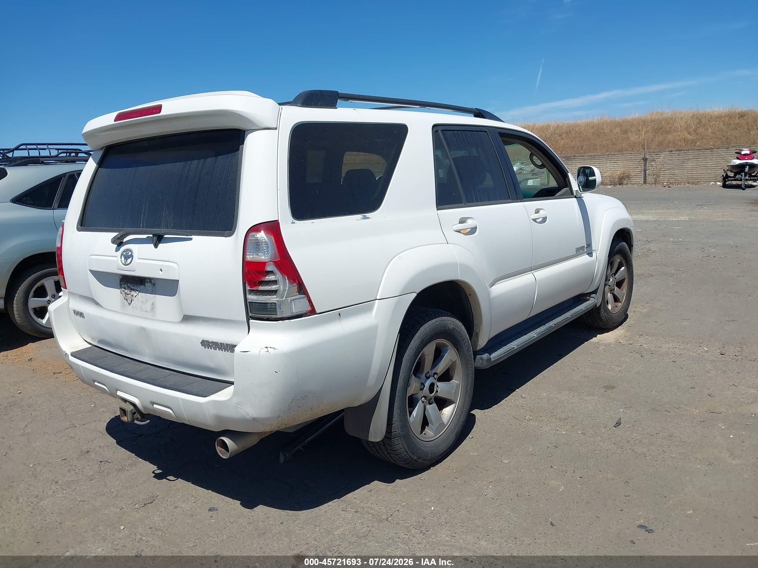 2006 Toyota 4runner Limited V6 Белый vin: JTEBU17R960081446