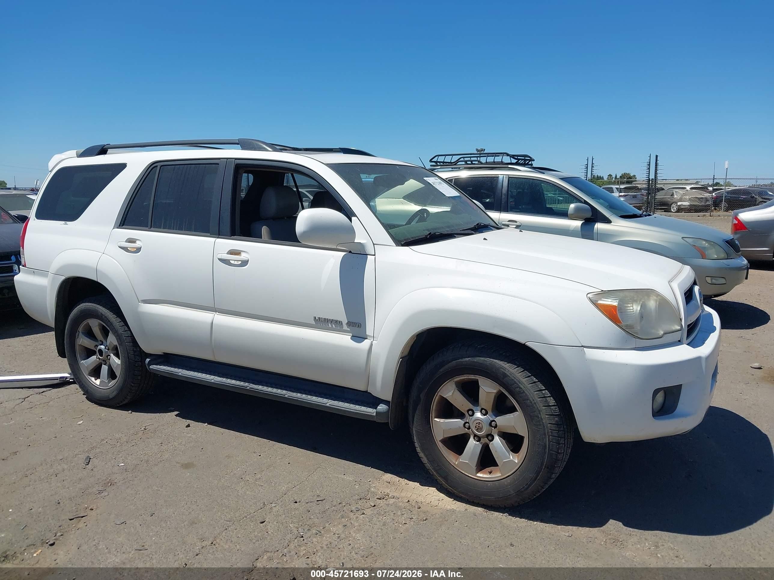 2006 Toyota 4runner Limited V6 Белый vin: JTEBU17R960081446