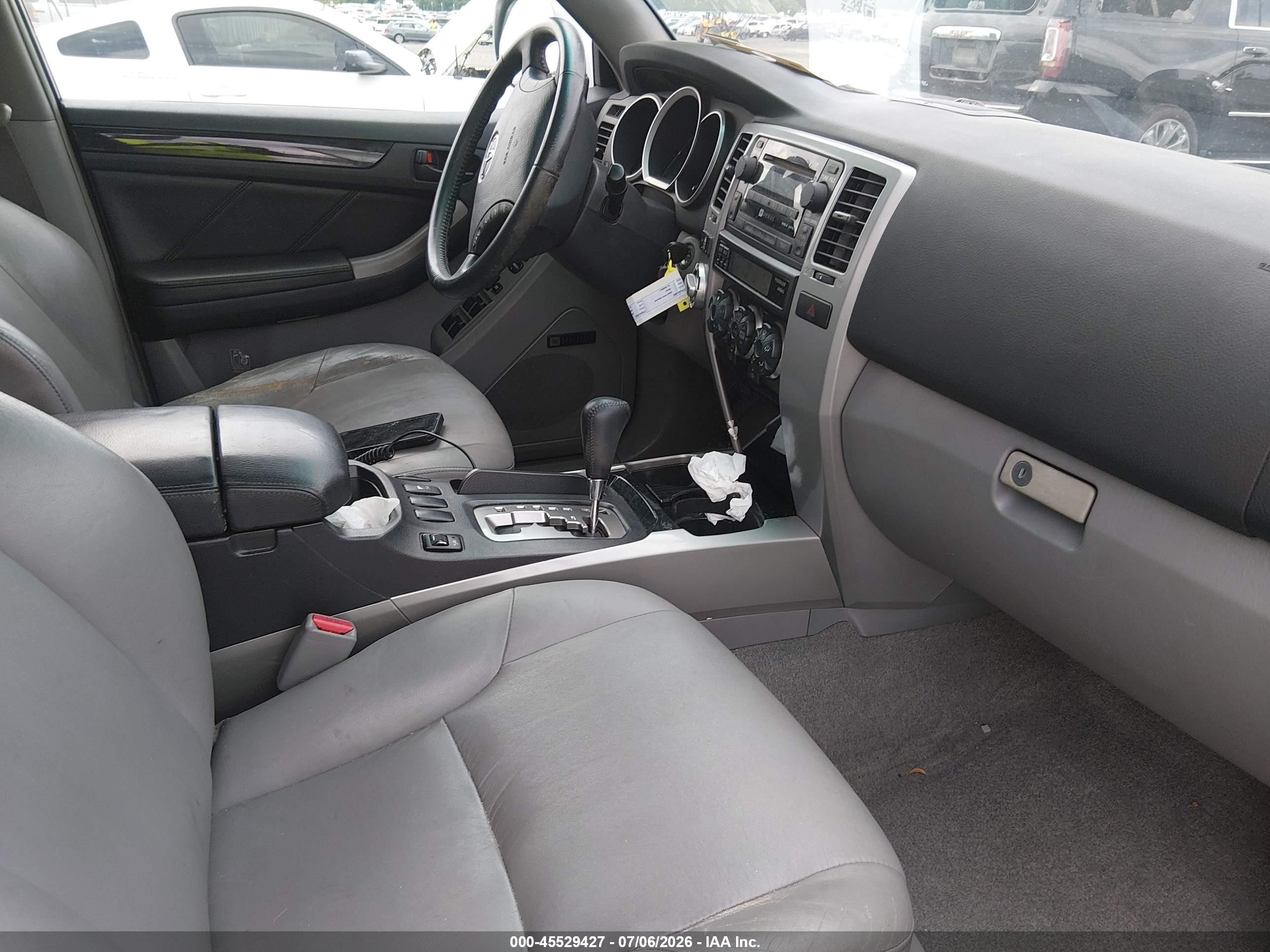 2006 Toyota 4runner Limited V6 Silver vin: JTEBU17R960100741
