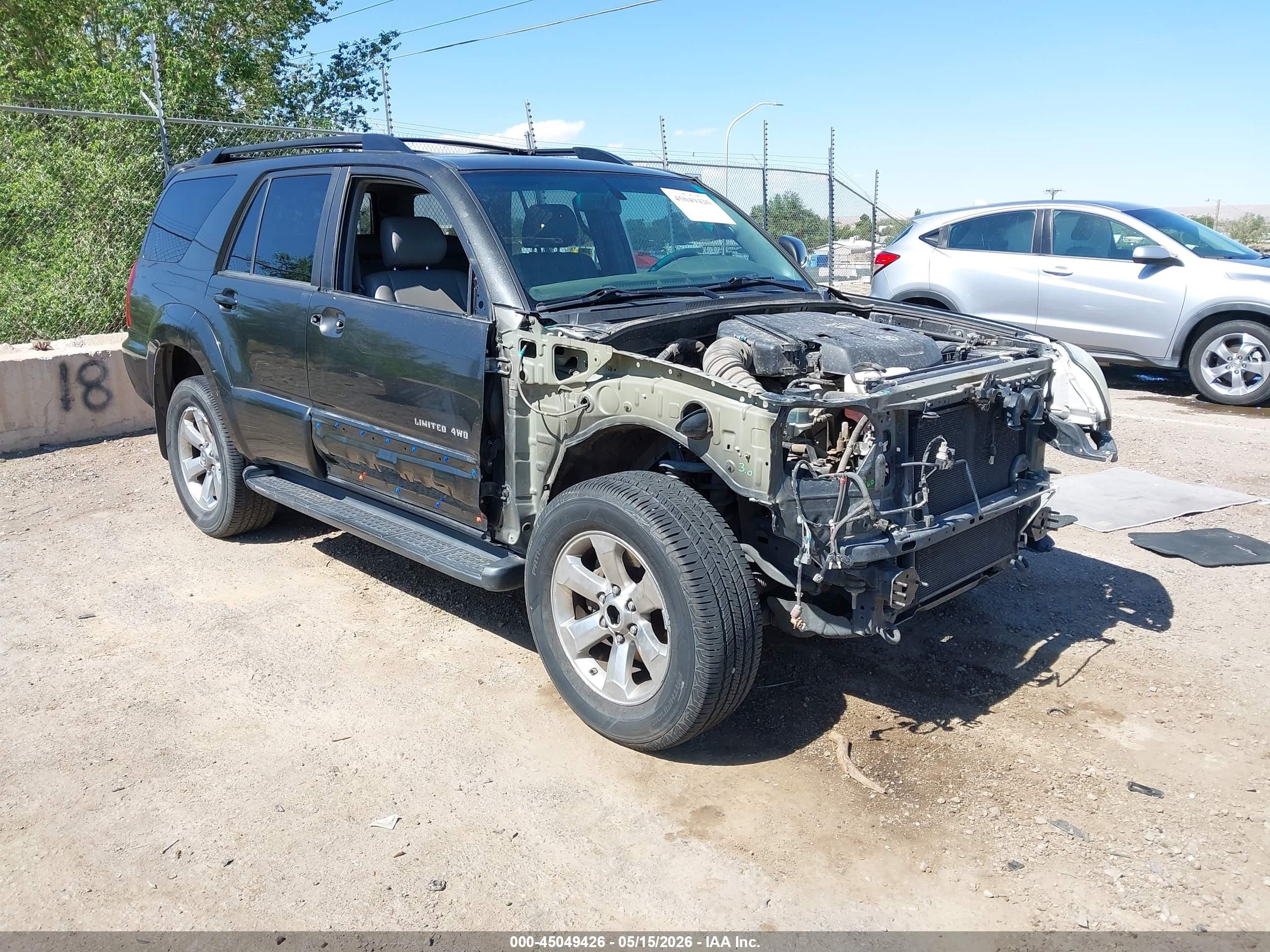 2007 Toyota 4runner Limited V6 Black vin: JTEBU17R978106946