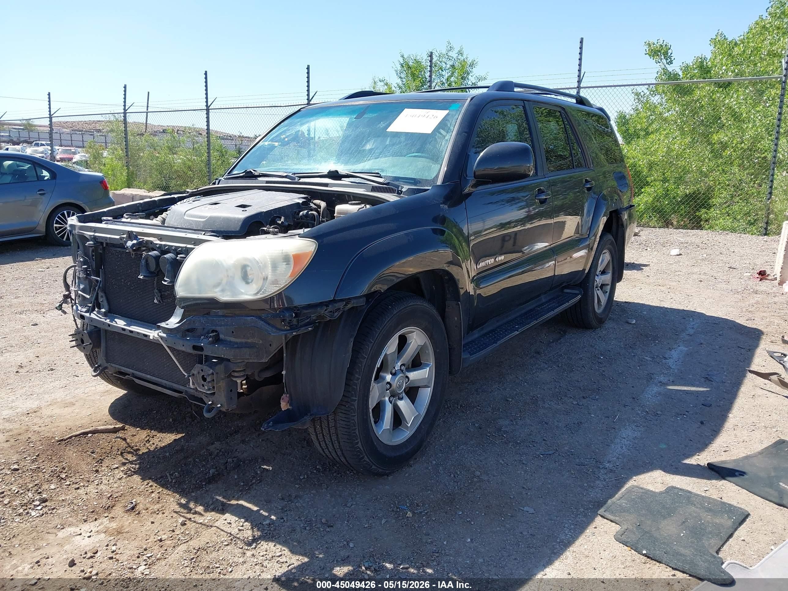 2007 Toyota 4runner Limited V6 Black vin: JTEBU17R978106946