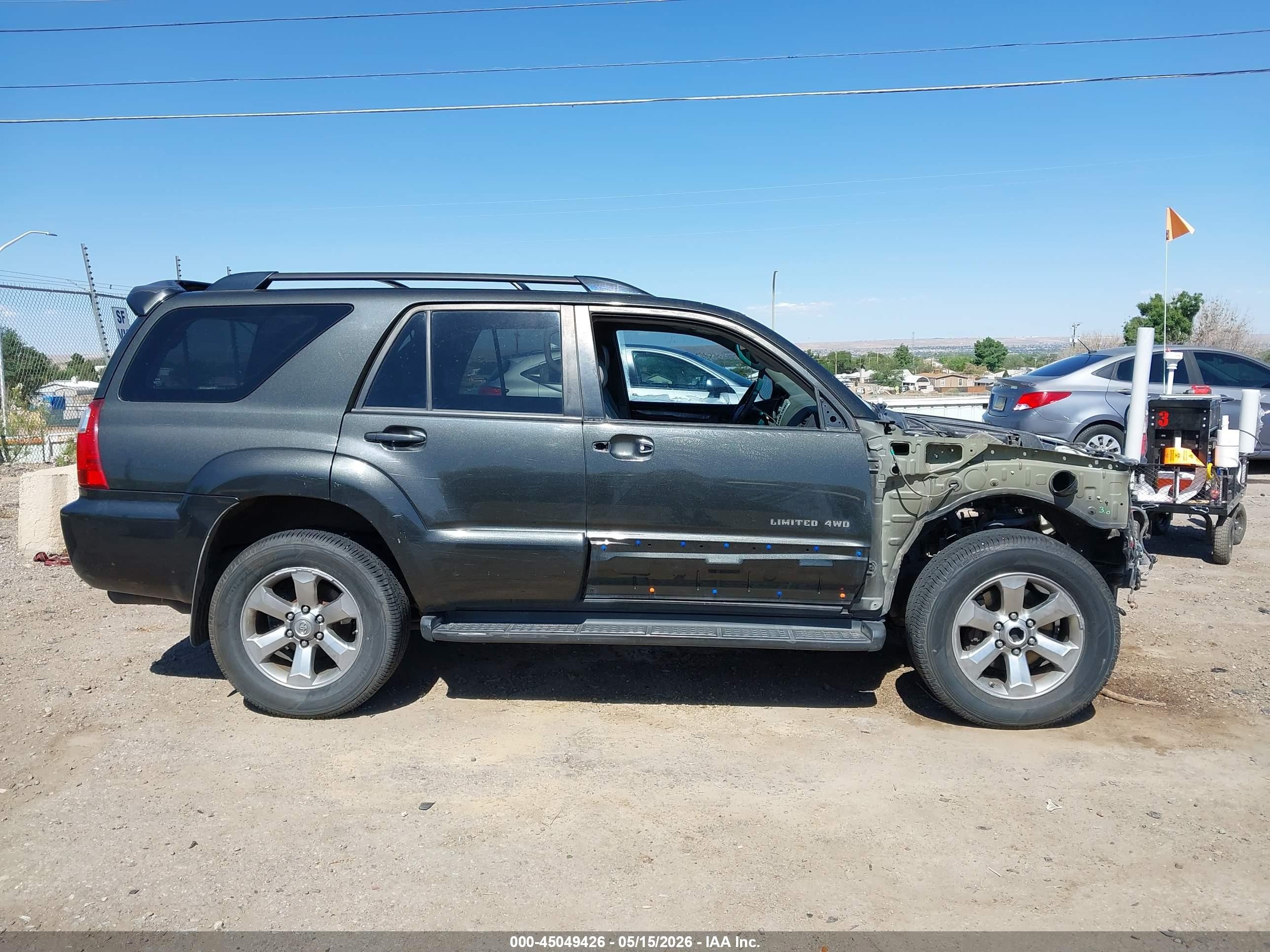 2007 Toyota 4runner Limited V6 Black vin: JTEBU17R978106946