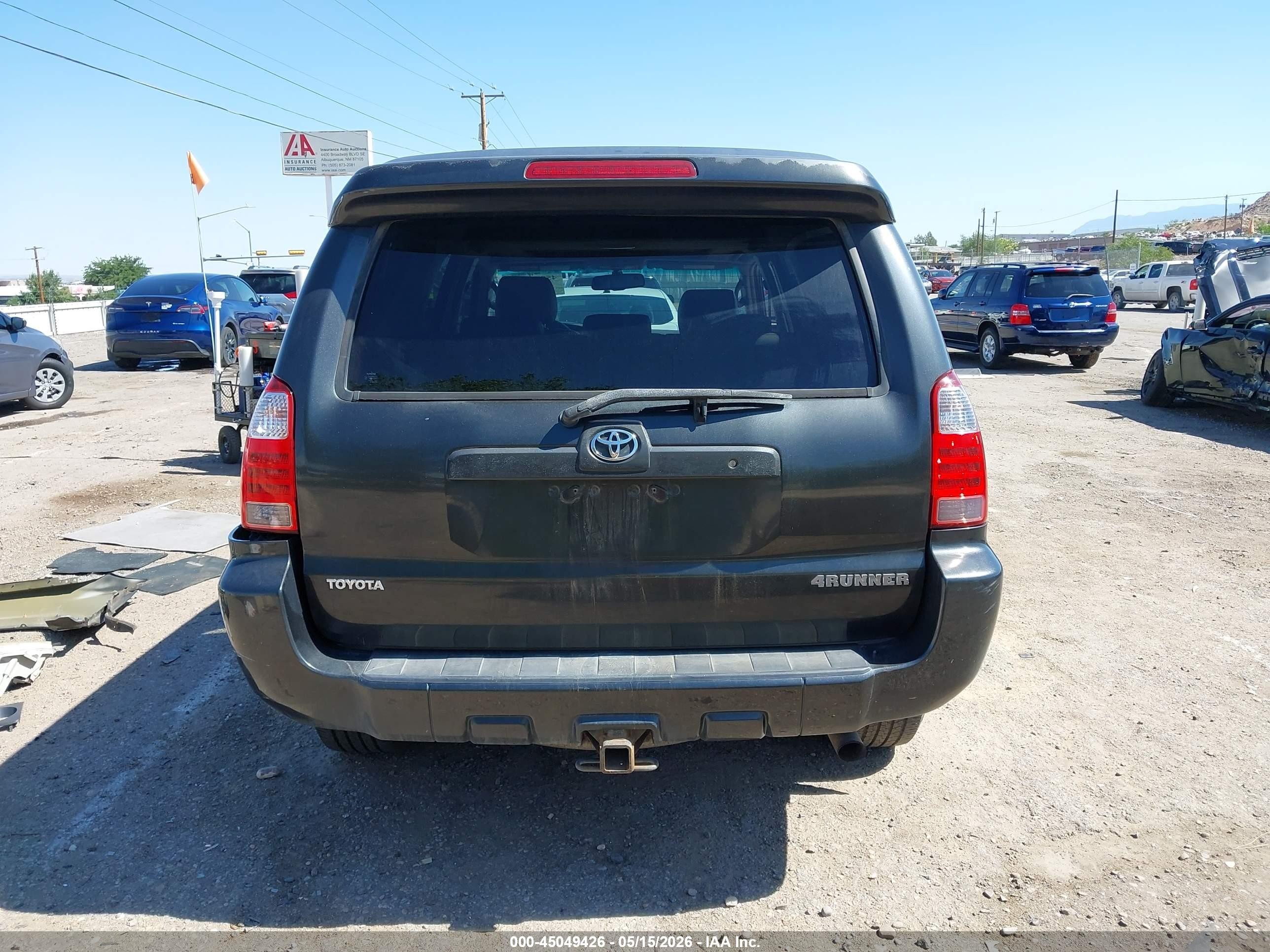 2007 Toyota 4runner Limited V6 Black vin: JTEBU17R978106946