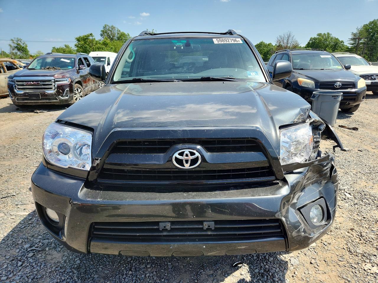 2008 Toyota 4runner Limited Серый vin: JTEBU17R98K026020