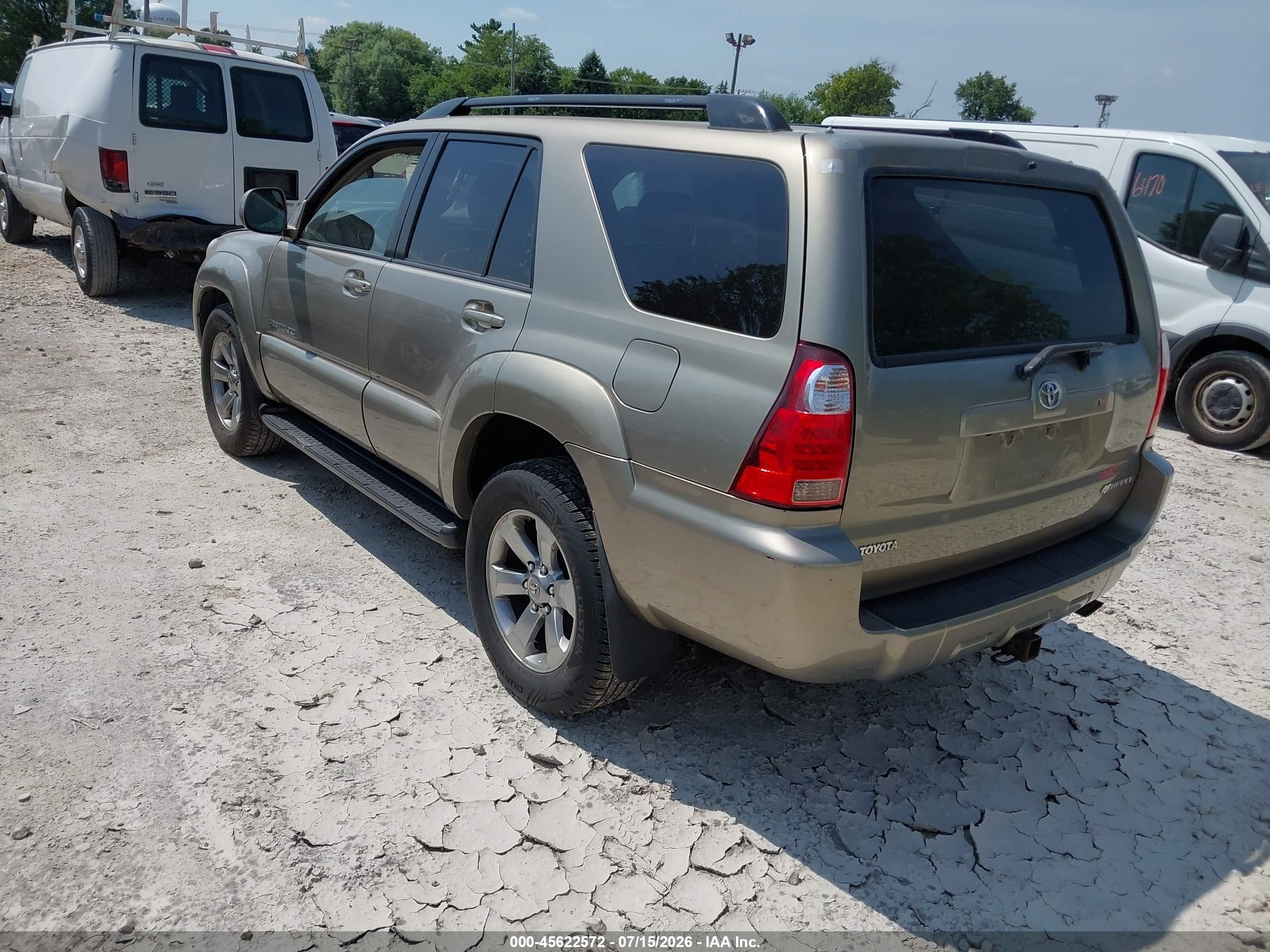 2008 Toyota 4runner Limited V6 Champagne vin: JTEBU17R98K030603