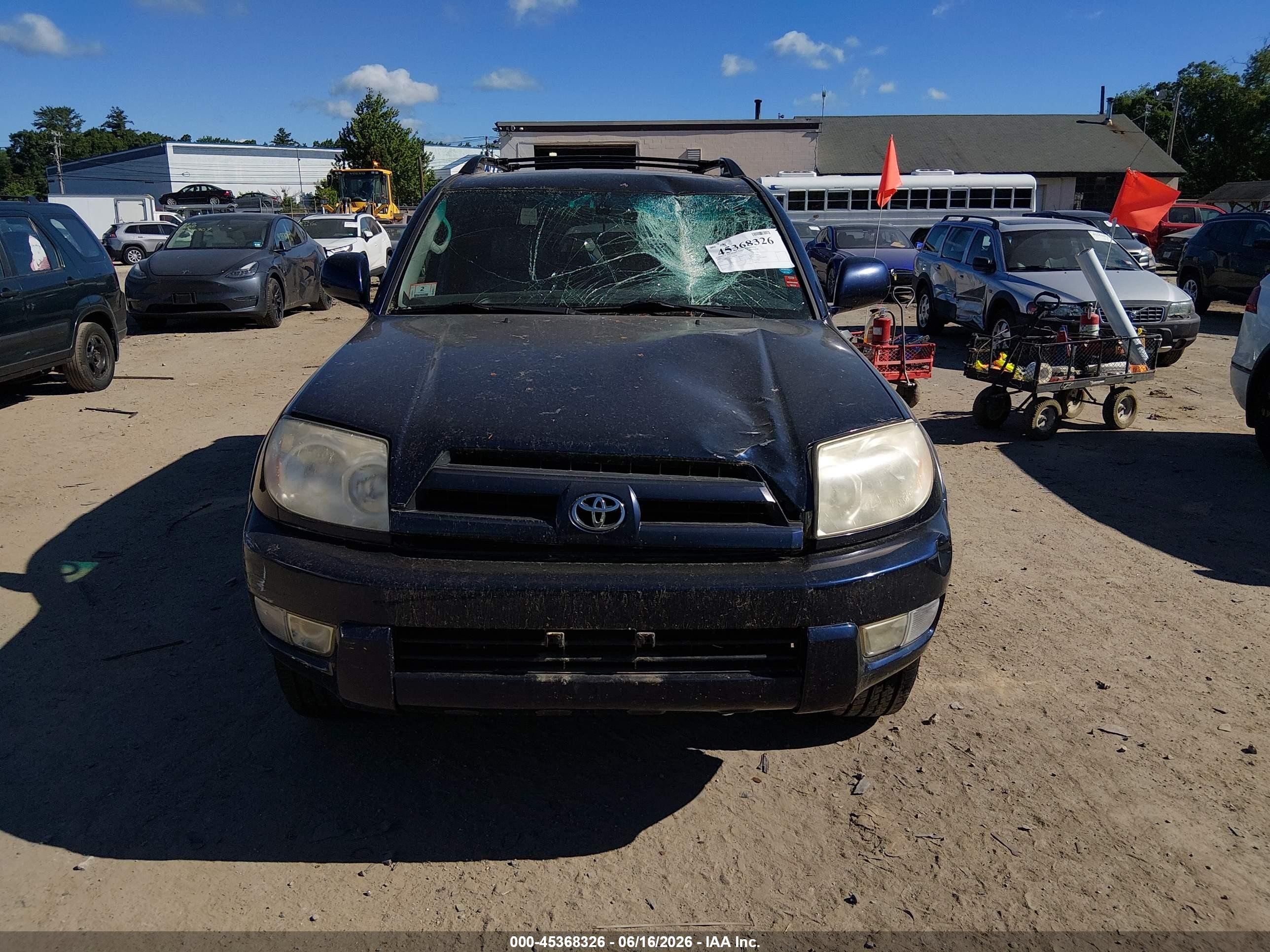 2005 Toyota 4runner Limited V6 Blue vin: JTEBU17RX58046558