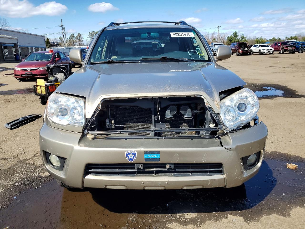 2007 Toyota 4runner Limited Tan vin: JTEBU17RX70115718