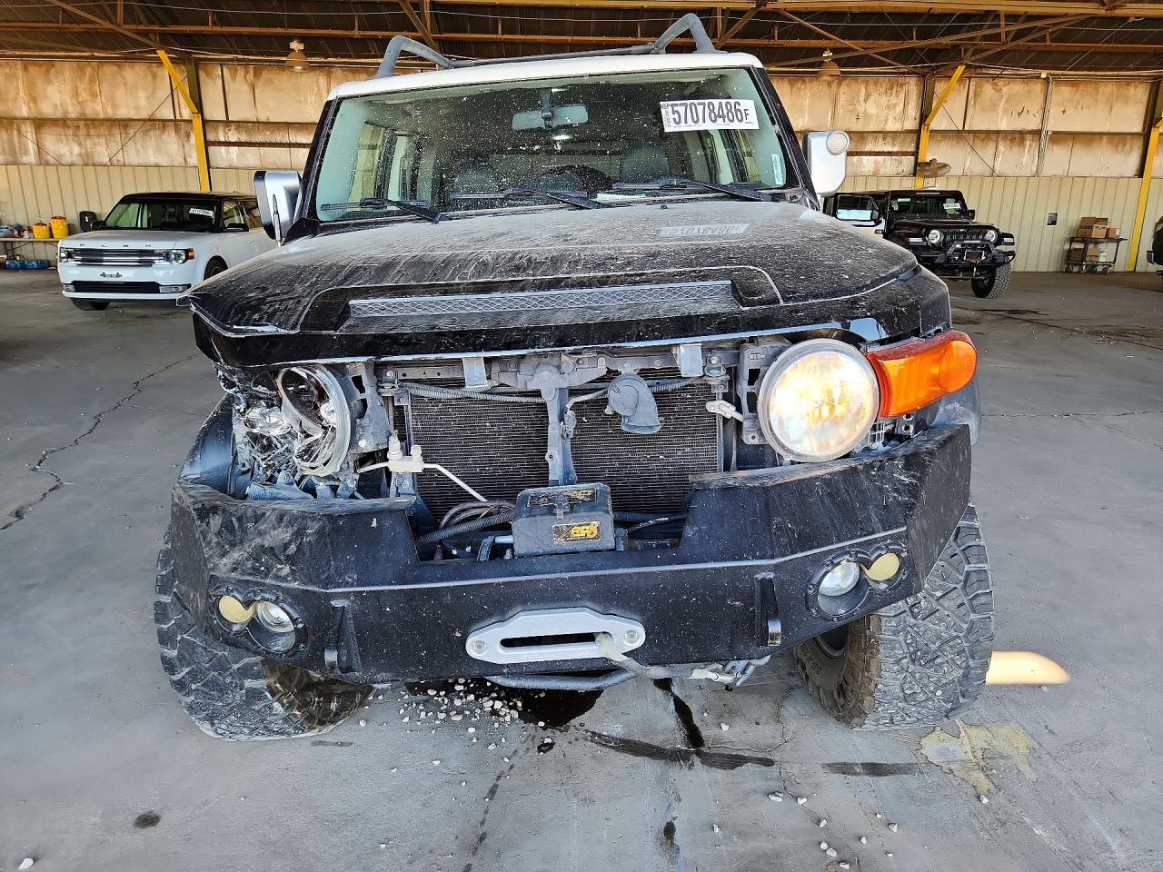 2012 Toyota Fj Cruiser Base Black vin: JTEBU4BF1CK132761