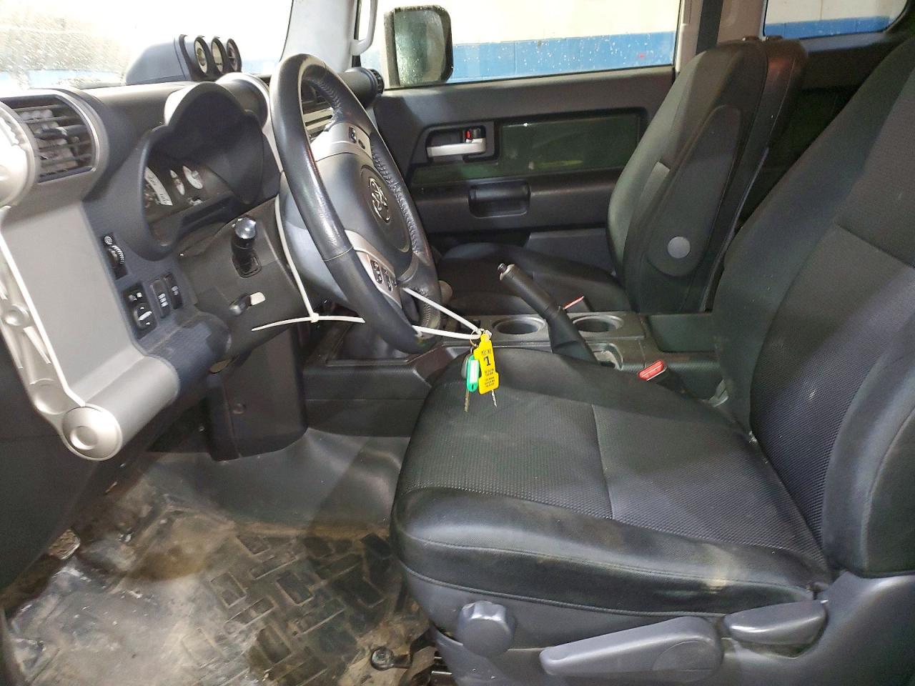 2014 Toyota Fj Cruiser Base Green vin: JTEBU4BF1EK186497