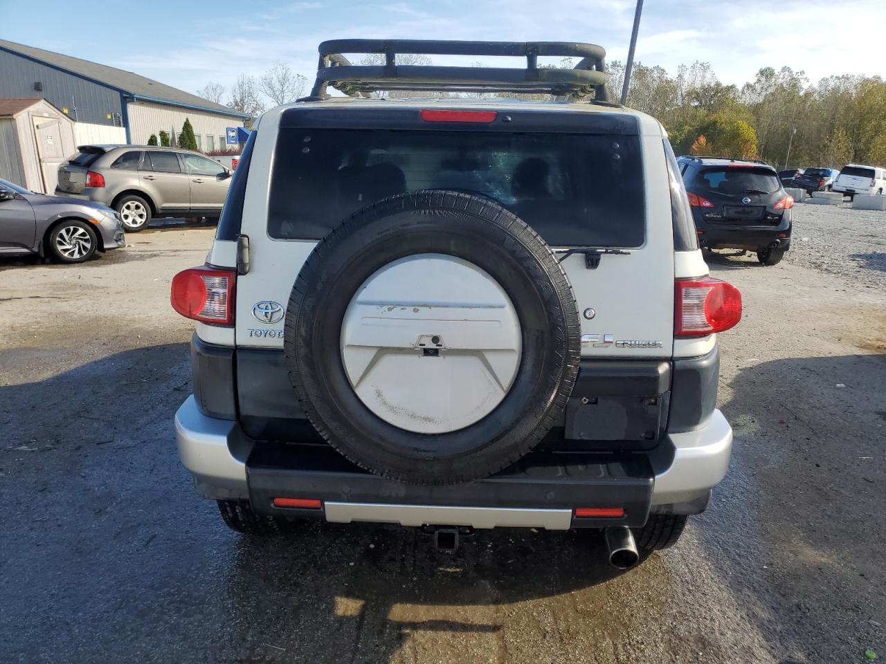 2010 Toyota Fj Cruiser White vin: JTEBU4BF2AK083843