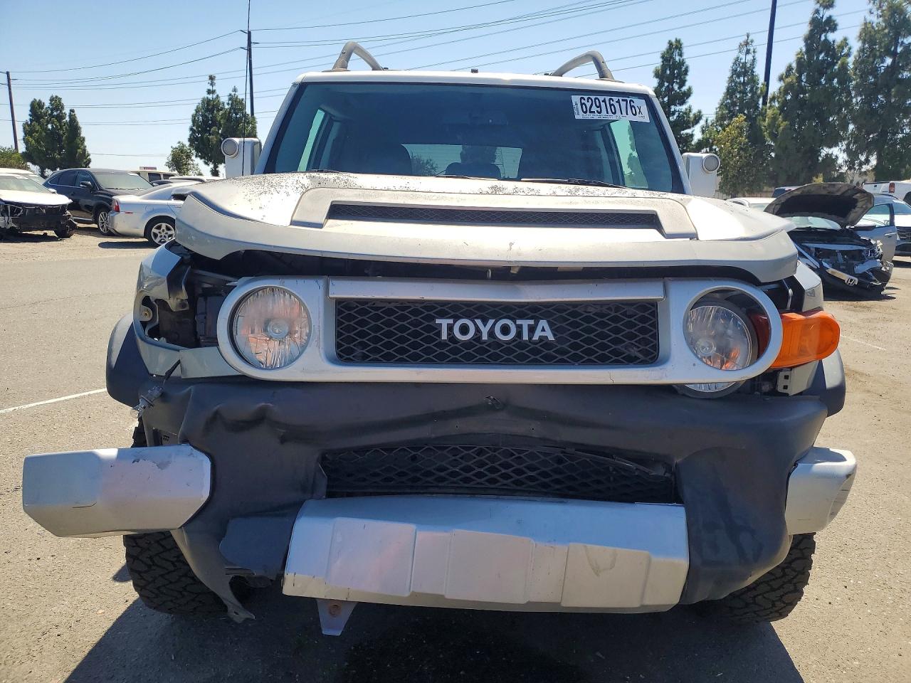 2010 Toyota Fj Cruiser Base Gray vin: JTEBU4BF2AK093594