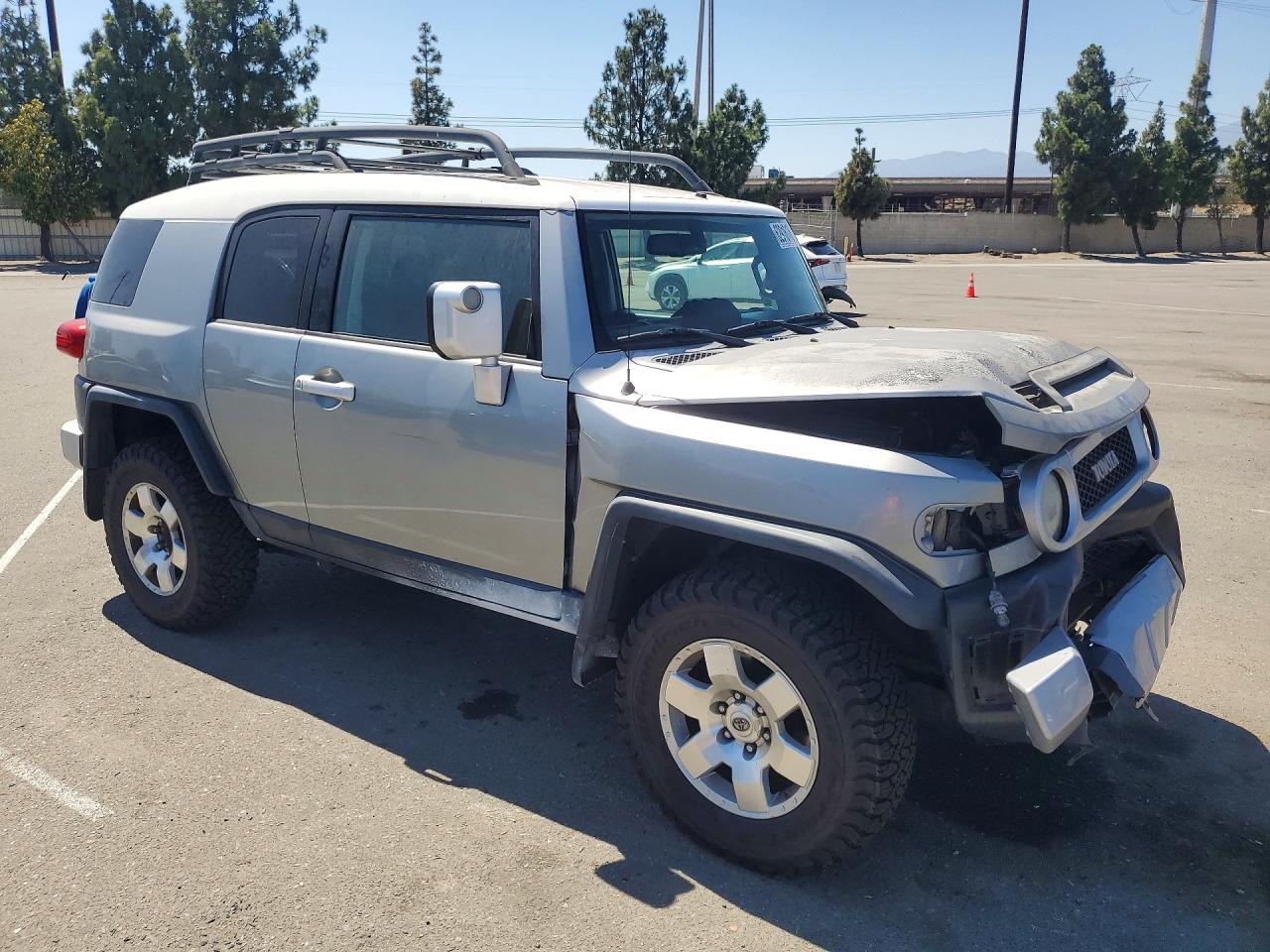 2010 Toyota Fj Cruiser Base Gray vin: JTEBU4BF2AK093594