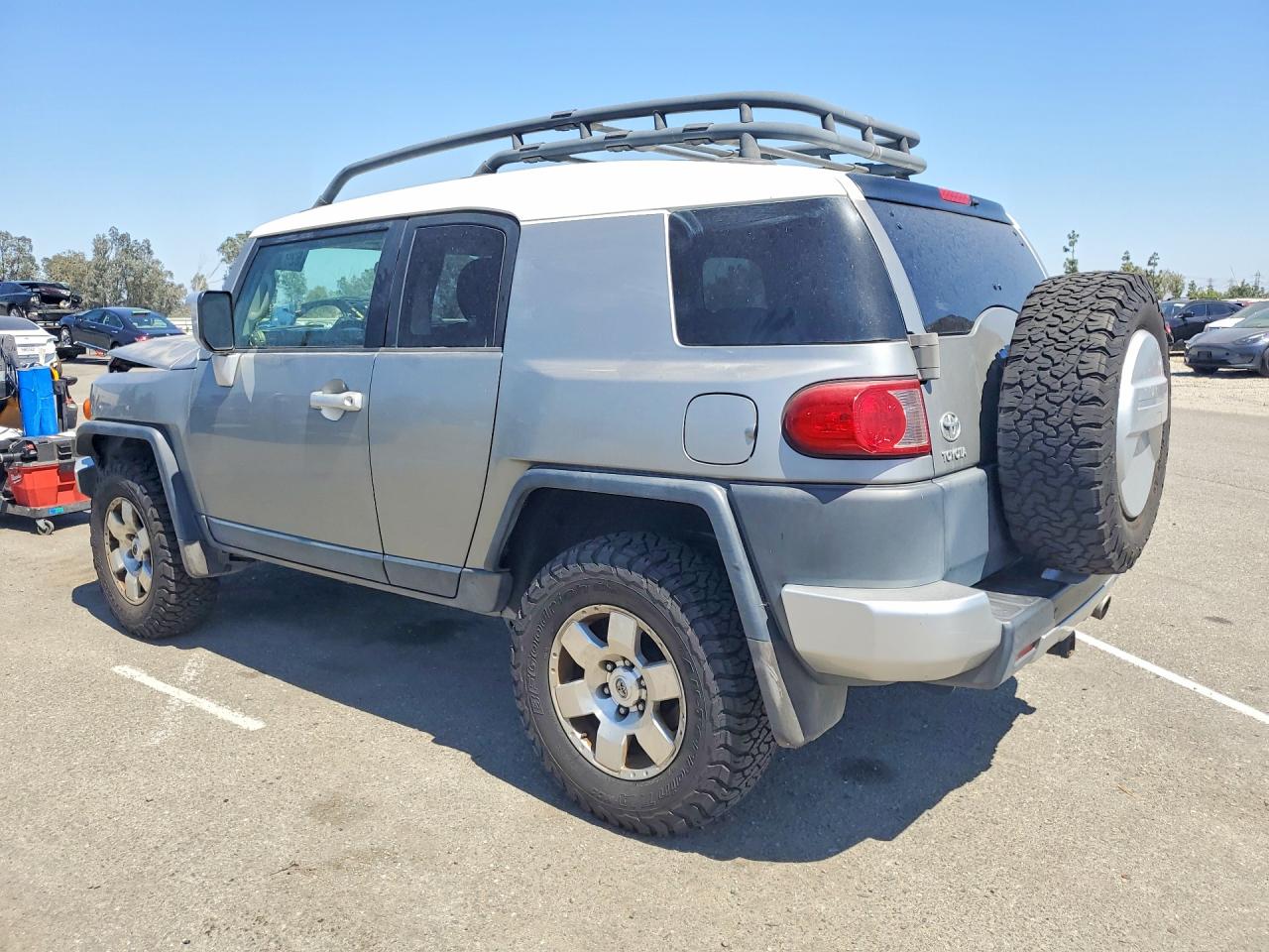 2010 Toyota Fj Cruiser Base Gray vin: JTEBU4BF2AK093594