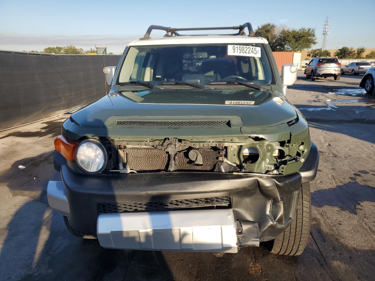 2010 Toyota Fj Cruiser Green vin: JTEBU4BF3AK085200