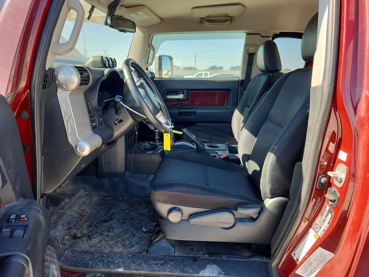 2011 Toyota Fj Cruiser Base Maroon vin: JTEBU4BF3BK107956