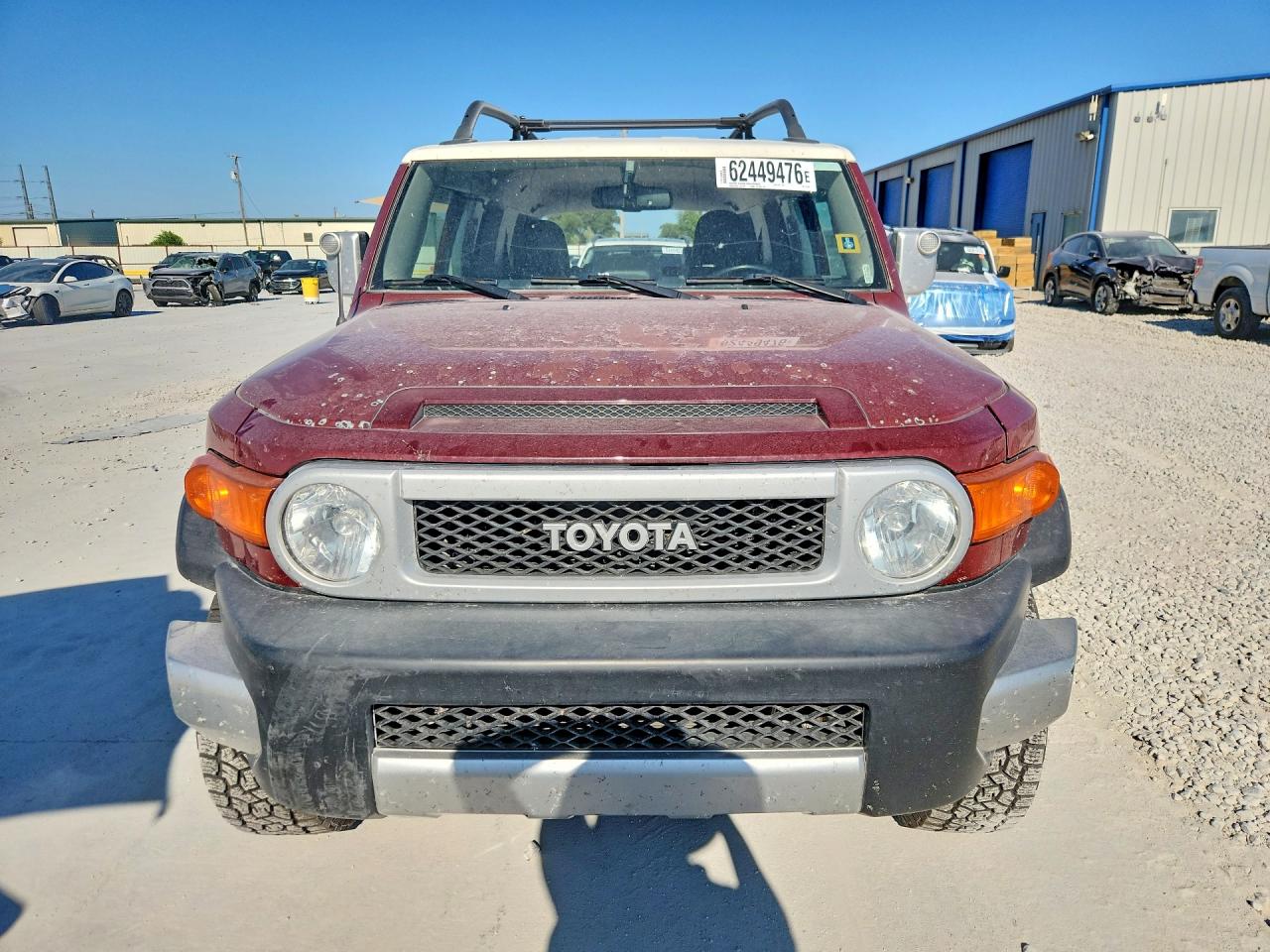 2011 Toyota Fj Cruiser Base Maroon vin: JTEBU4BF3BK107956