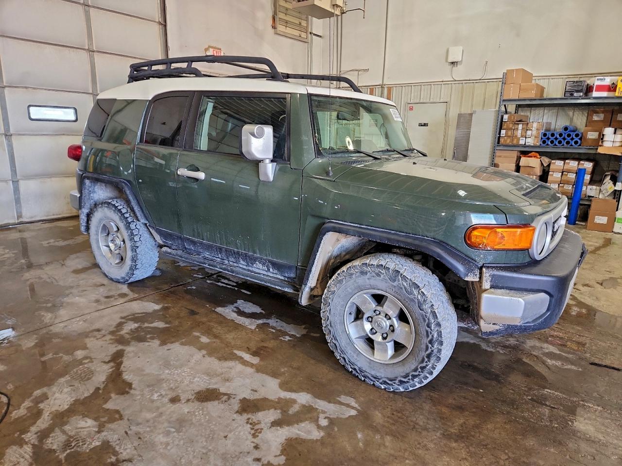 2010 Toyota Fj Cruiser Green vin: JTEBU4BF4AK097789