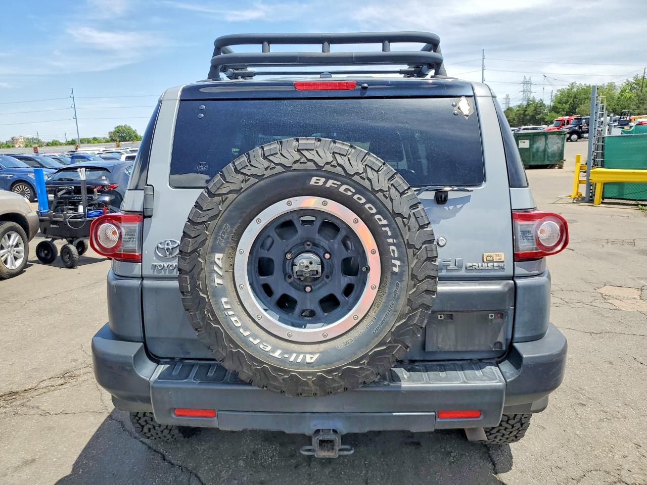 2013 Toyota Fj Cruiser Base Gray vin: JTEBU4BF4DK163438