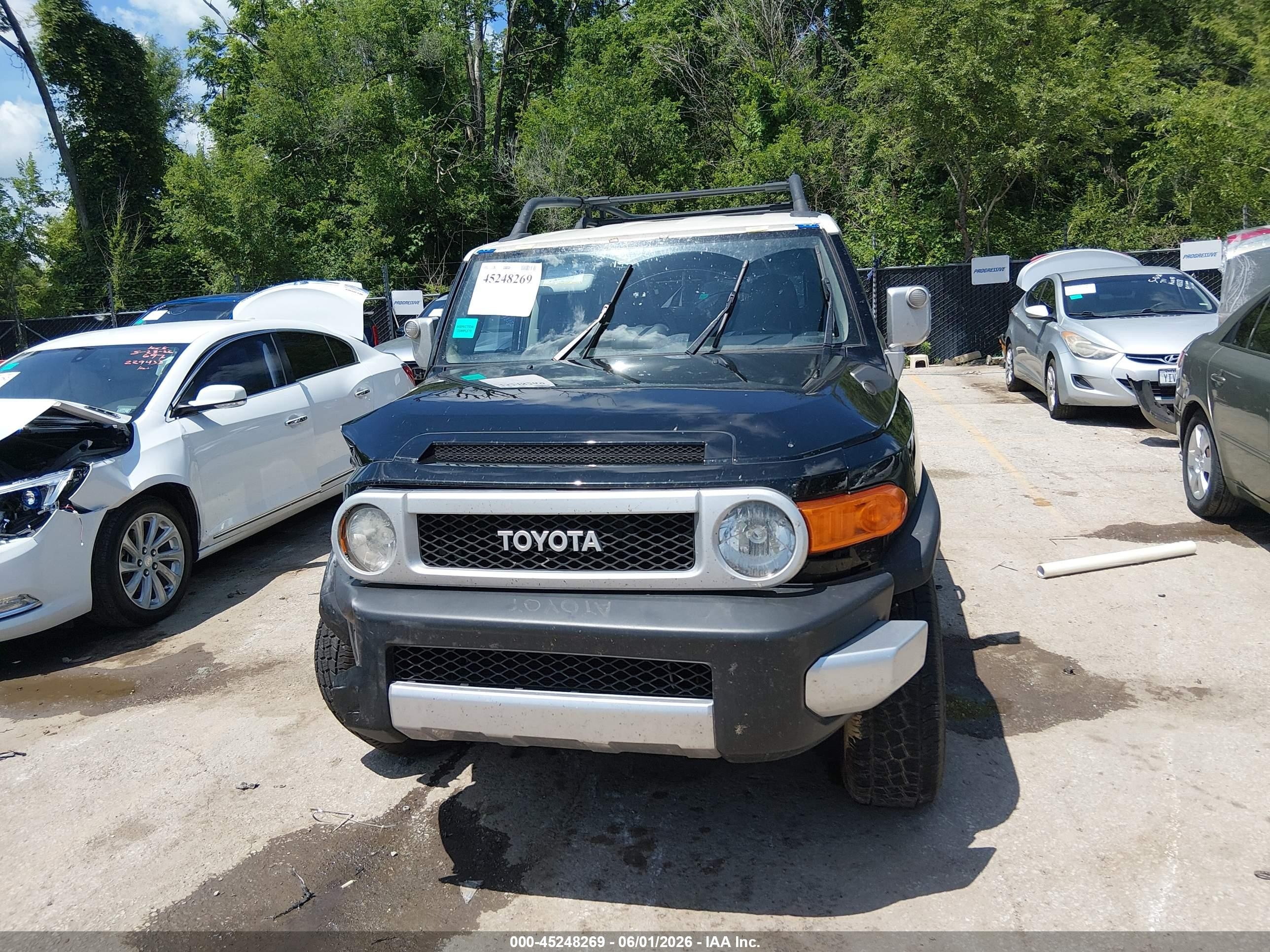 2014 Toyota Fj Cruiser   Черный vin: JTEBU4BF4EK208332