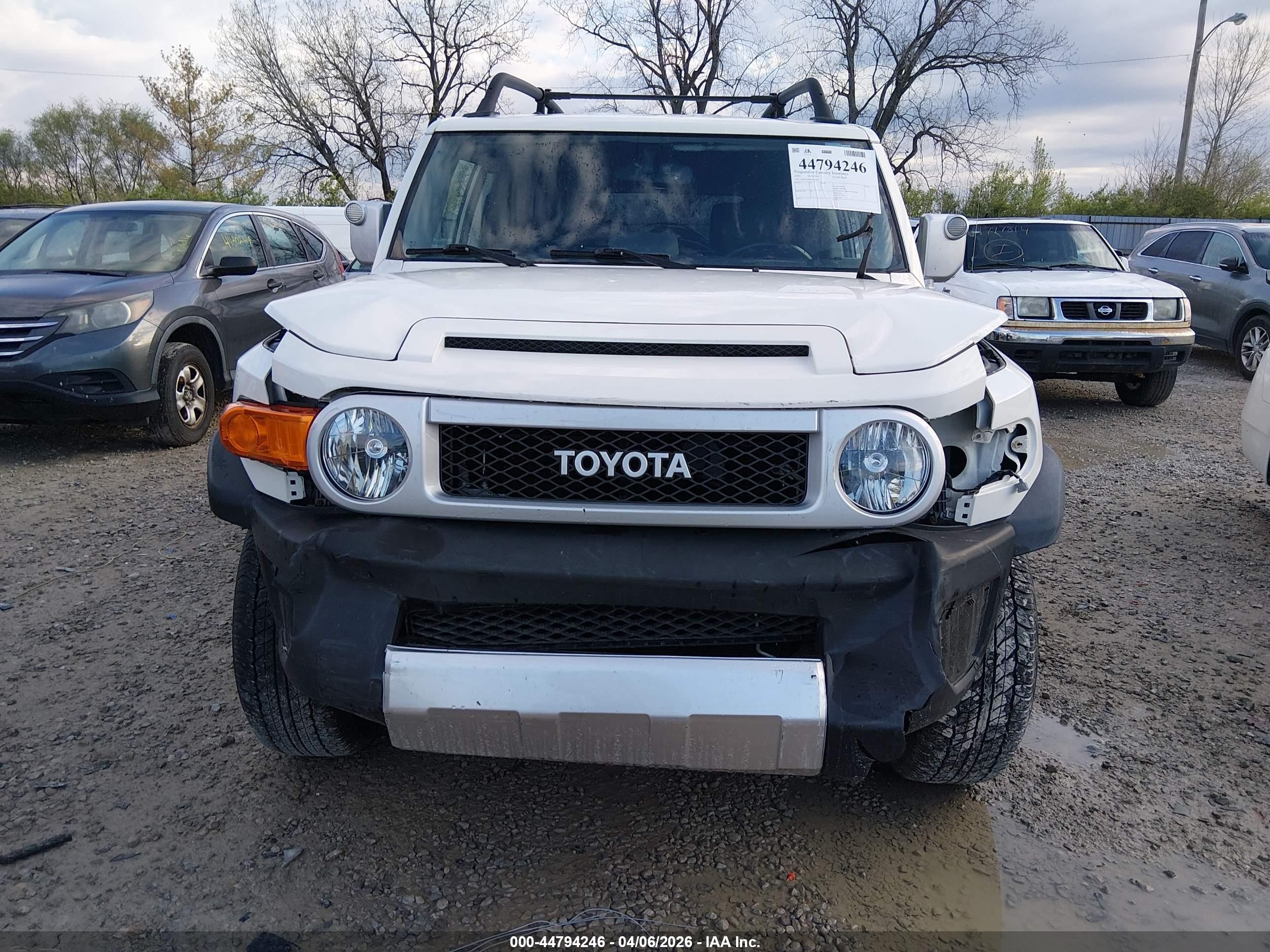 2013 Toyota Fj Cruiser   Белый vin: JTEBU4BF5DK169913