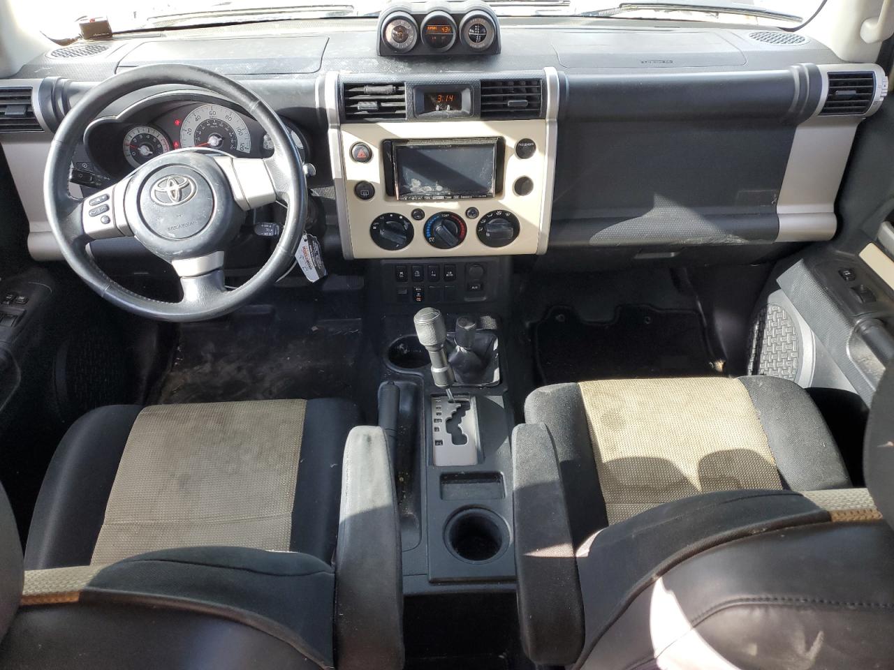 2010 Toyota Fj Cruiser Cream vin: JTEBU4BF6AK095543