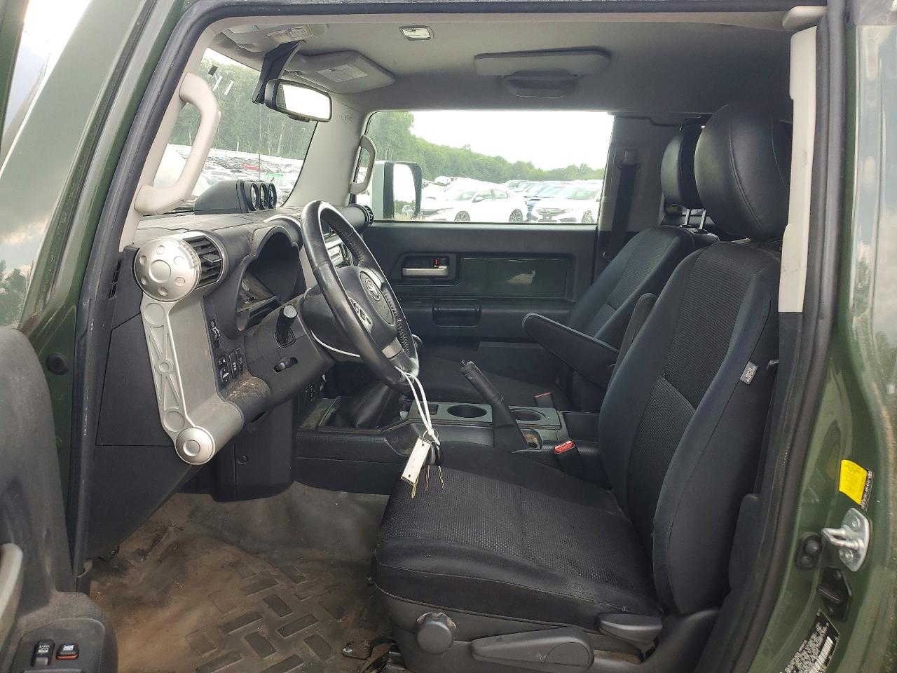 2010 Toyota Fj Cruiser Base Green vin: JTEBU4BF7AK083580