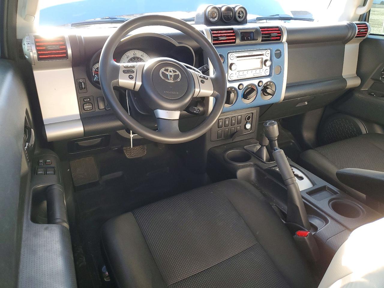 2011 Toyota Fj Cruiser Base Blue vin: JTEBU4BF8BK106429