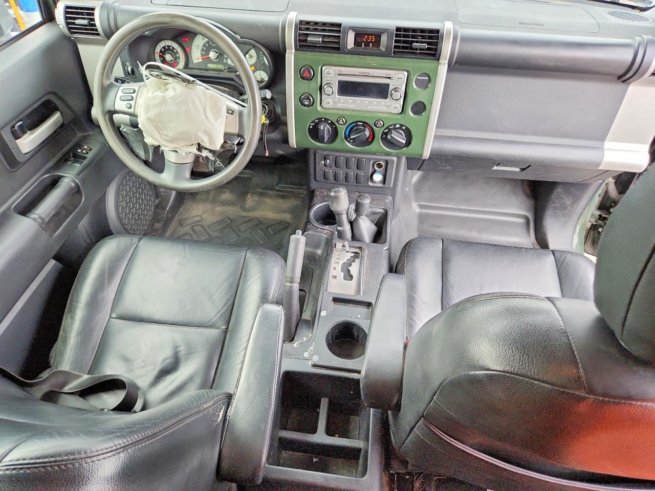 2012 Toyota Fj Cruiser Base Green vin: JTEBU4BF8CK145121