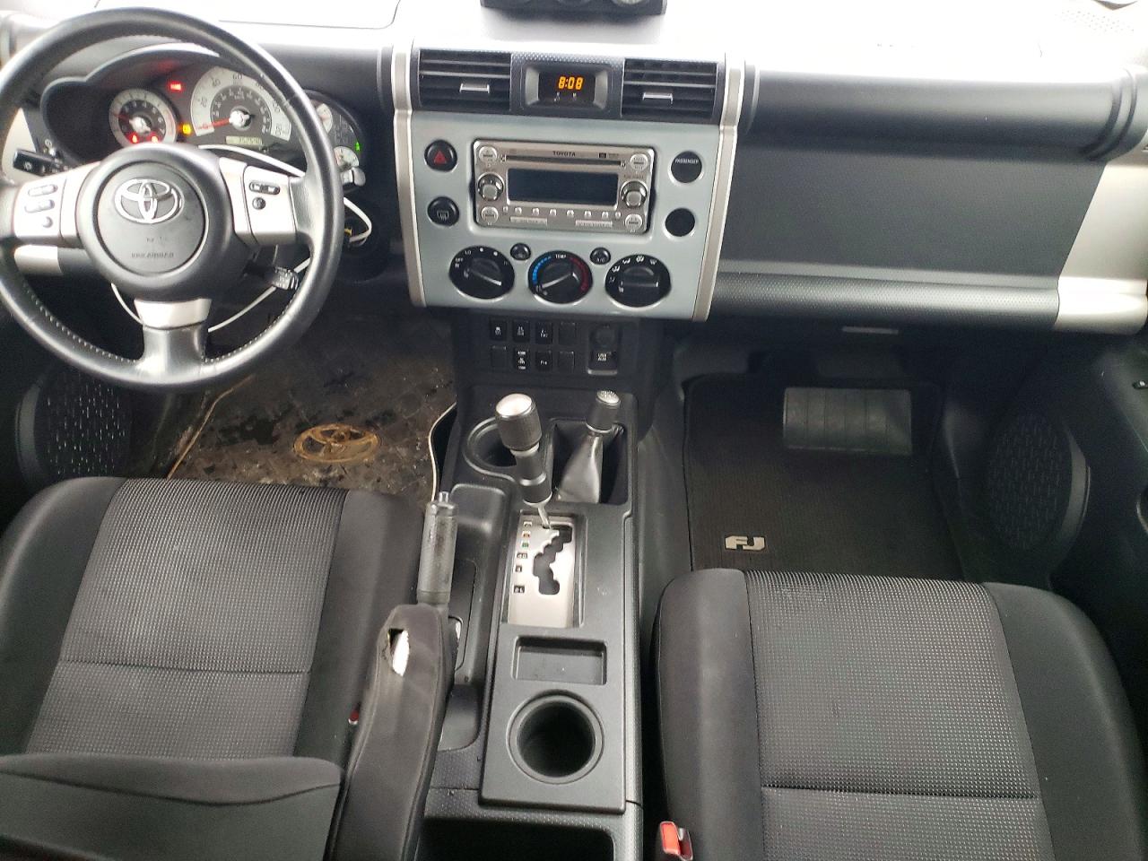 2014 Toyota Fj Cruiser Gray vin: JTEBU4BF9EK186277